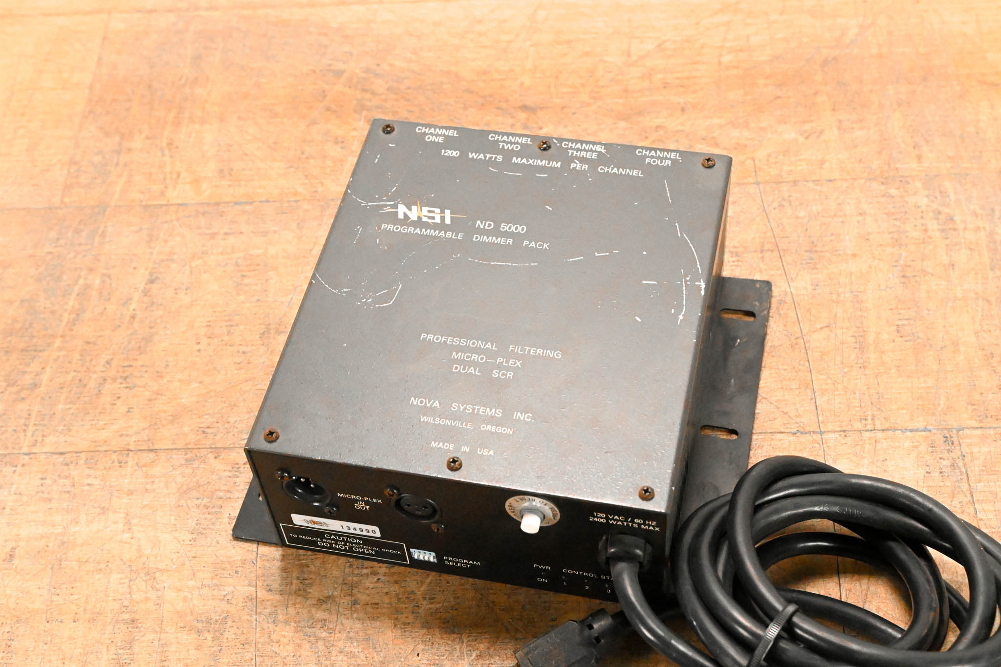 NSI ND 5000 4-Channel Programmable Dimmer Pack