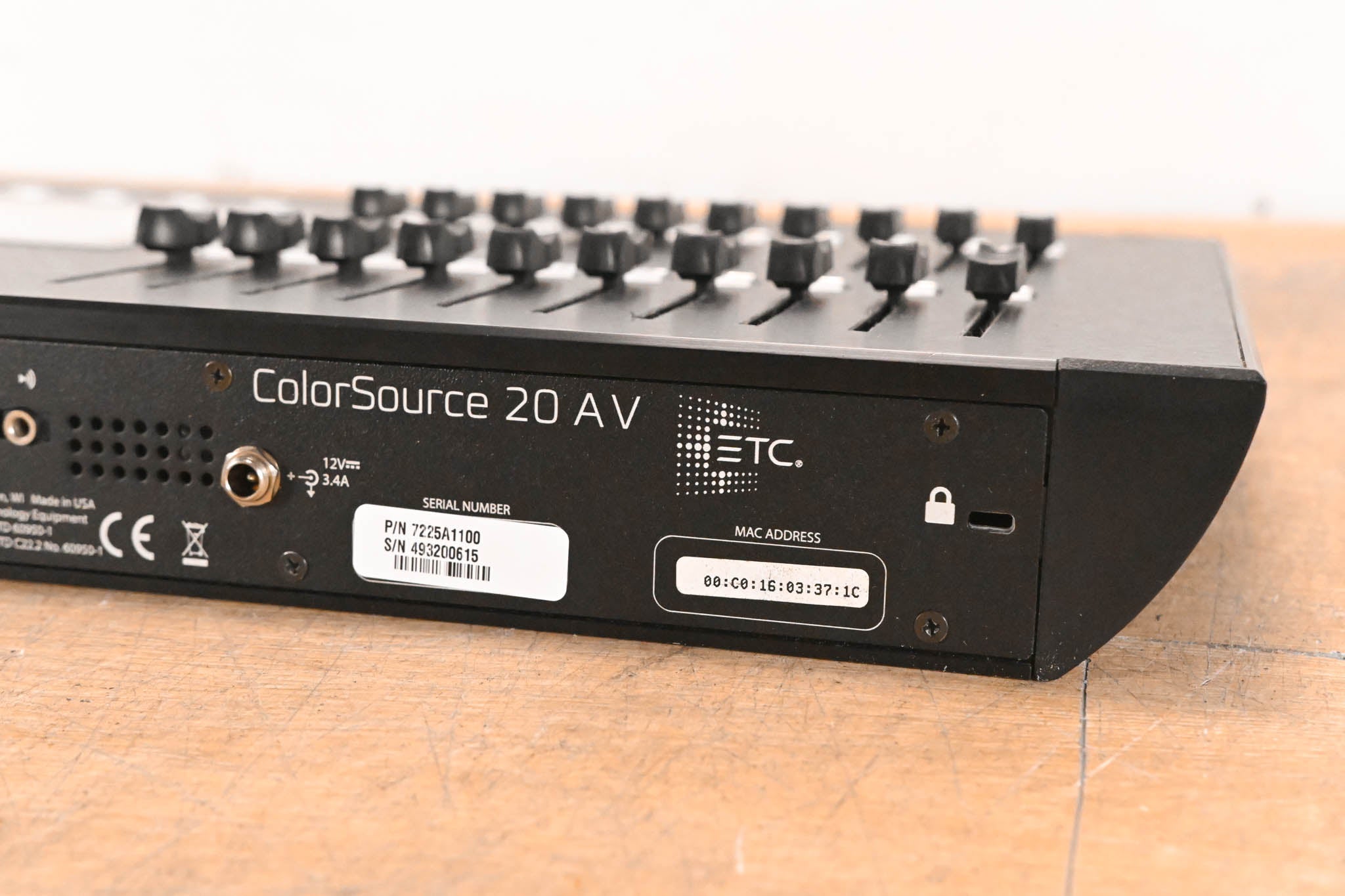 ETC ColorSource 20 AV DMX Lighting Control Console (NO POWER SUPPLY)