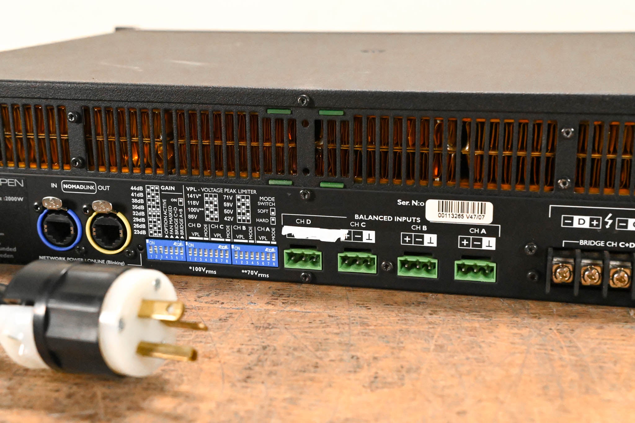 Lab Gruppen C 48:4 4800W 4-Channel Power Amplifier