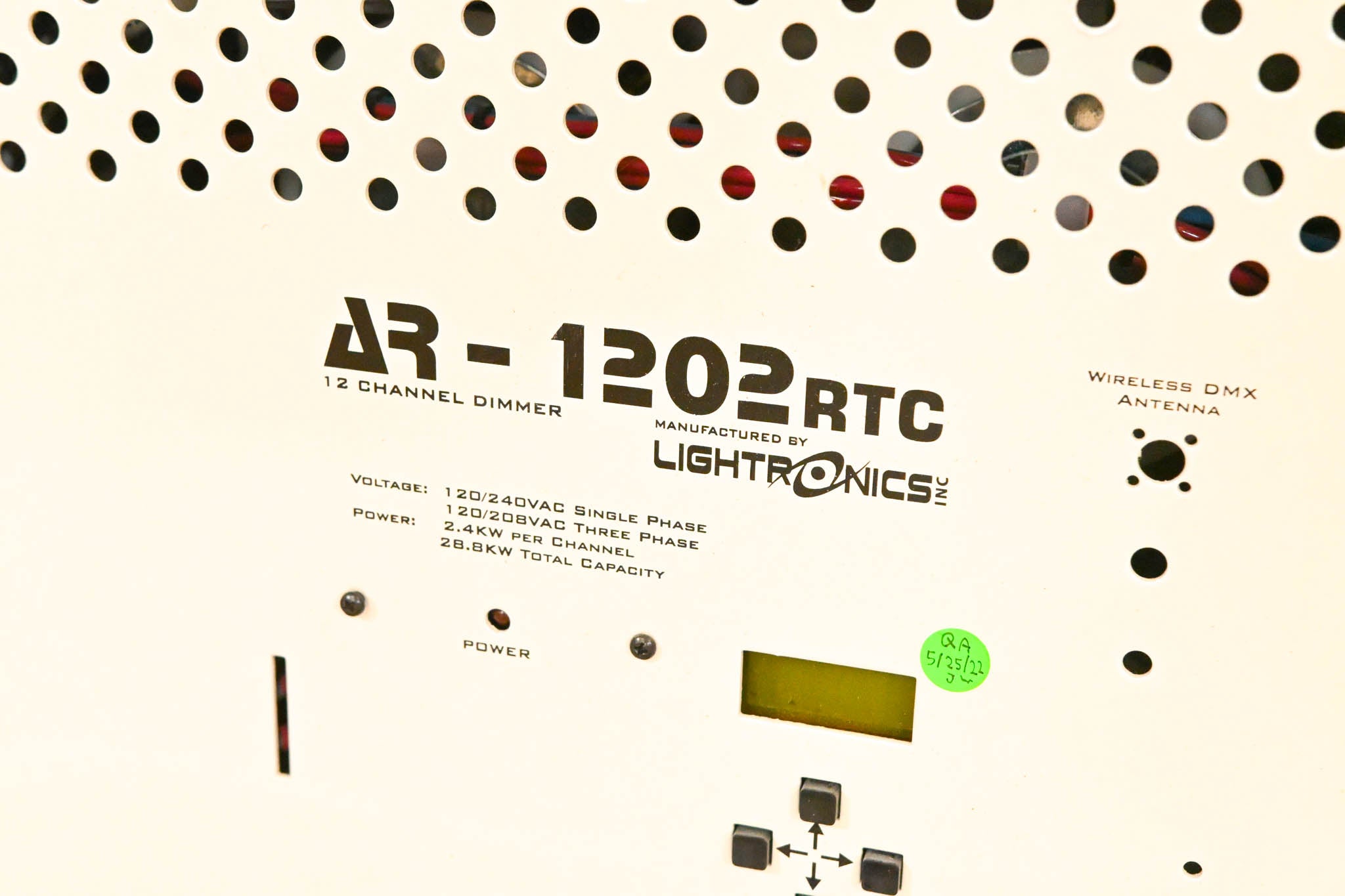 Lightronics AR-1202RTC 12-Channel 2.4kW Architectural Dimmer