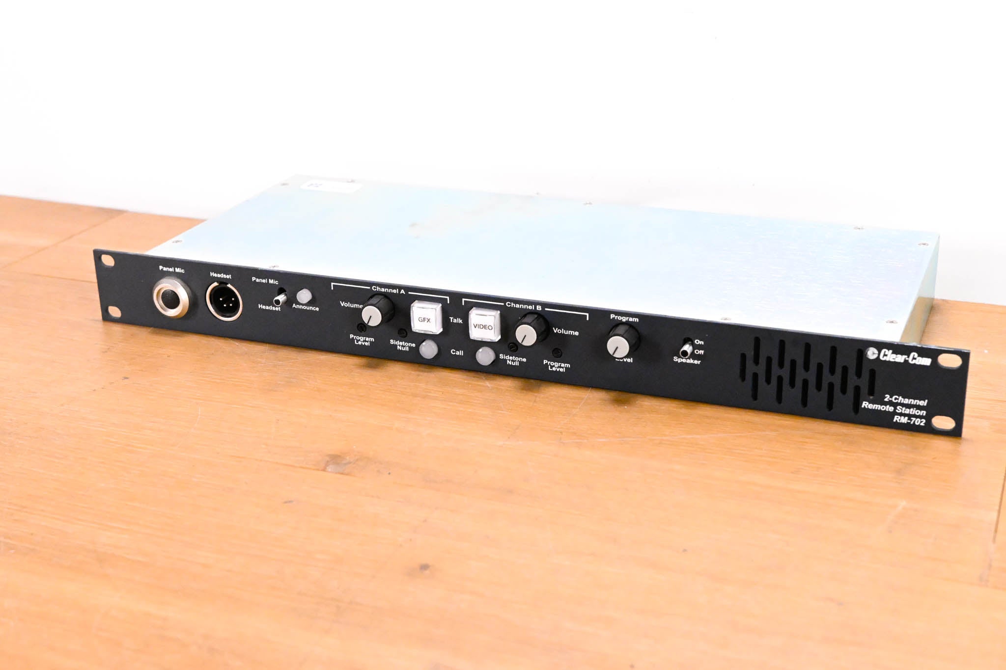 Clear-Com RM-702 1RU 2-Channel Remote Station