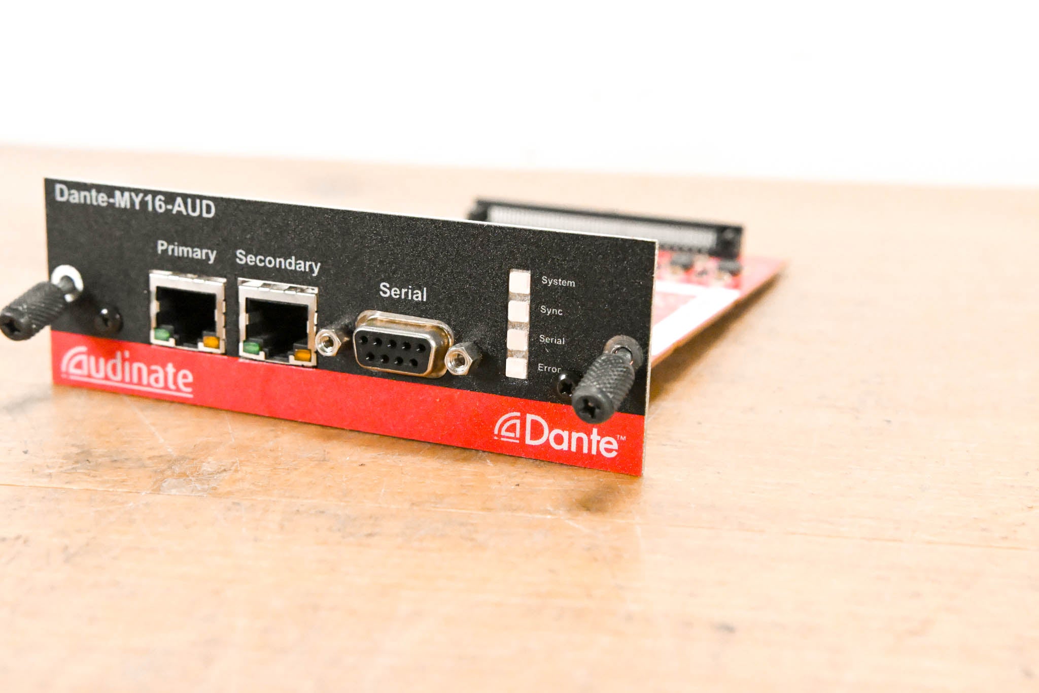 AUDINATE DANTE-MY16-AUD ① Audinate Dante-MY16-AUD 16-Channel Dante Network I/O Card CG013P0