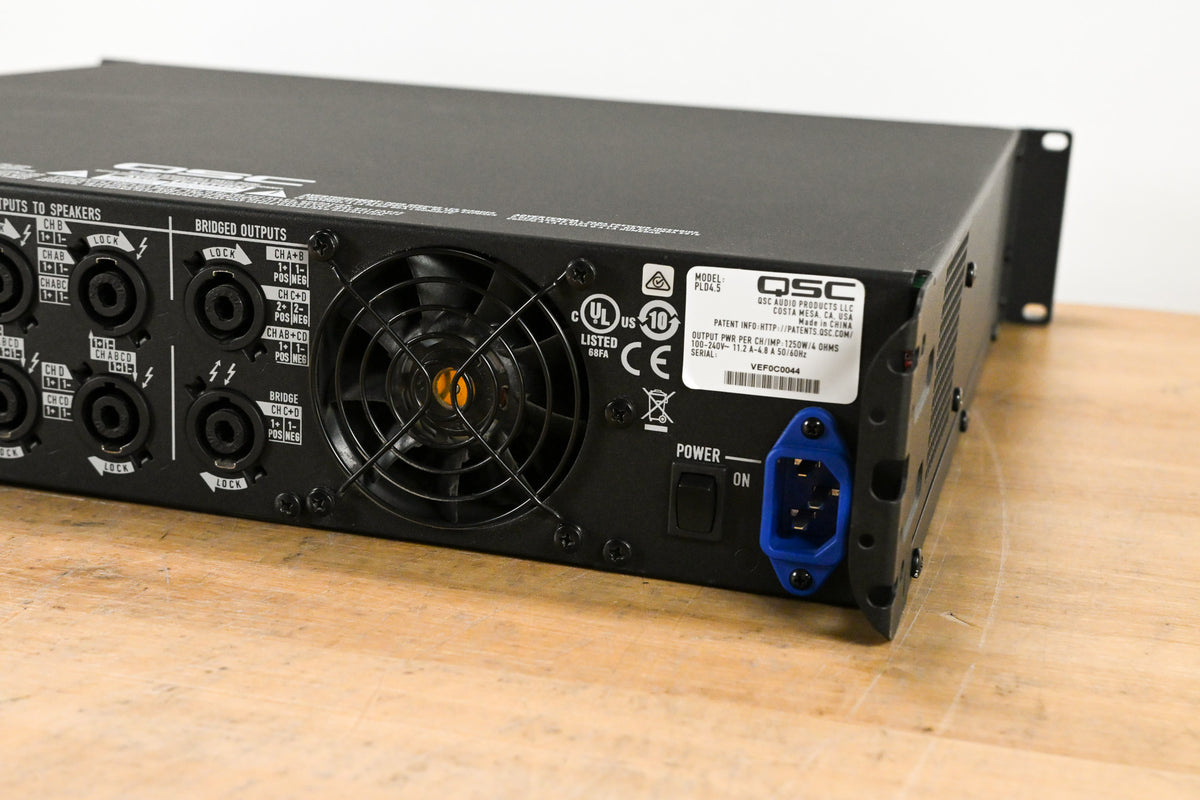 QSC PLD4.5 Four-Channel Power Amplifier with DSP
