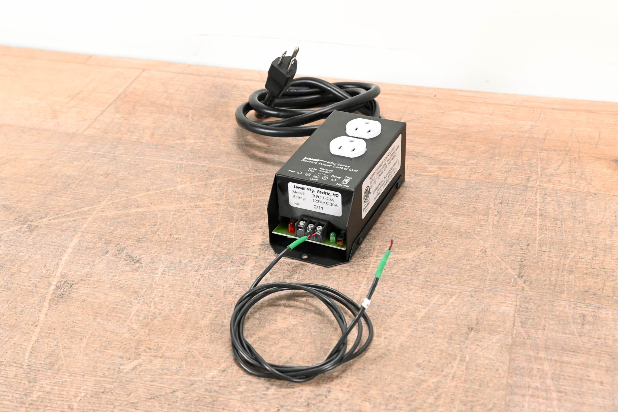 Lowell RPC-1-20A 20A Remote Power Control Unit