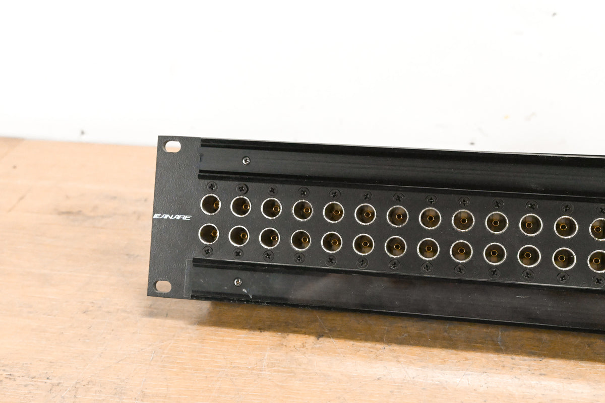 Canare 26DV-2U Digital Video Patchbay w/ DVJA-S 75Ω Modules