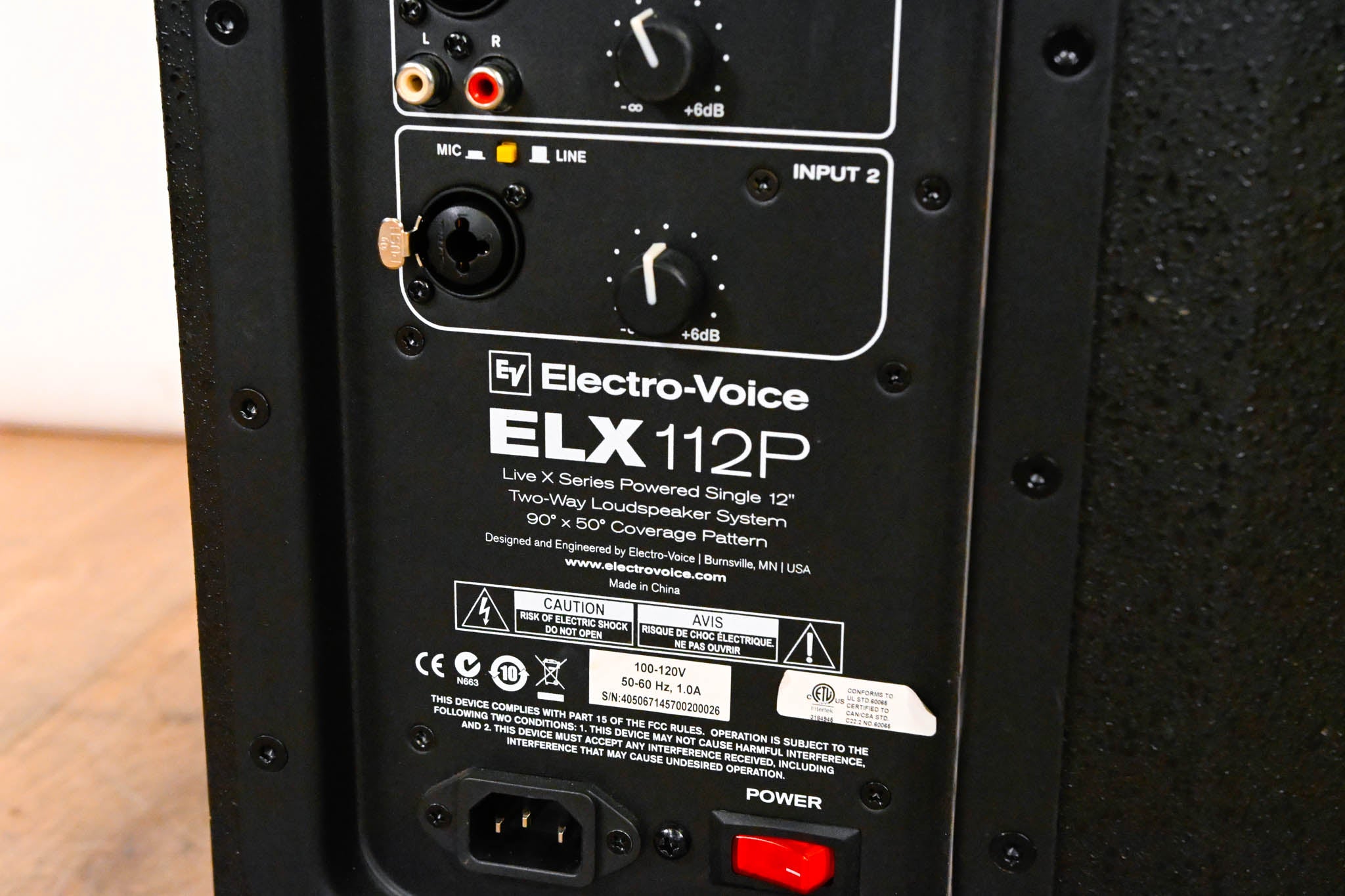 Electro-Voice (EV) ELX112P 12" Live X Two-Way Powered Loudspeaker (PAIR)