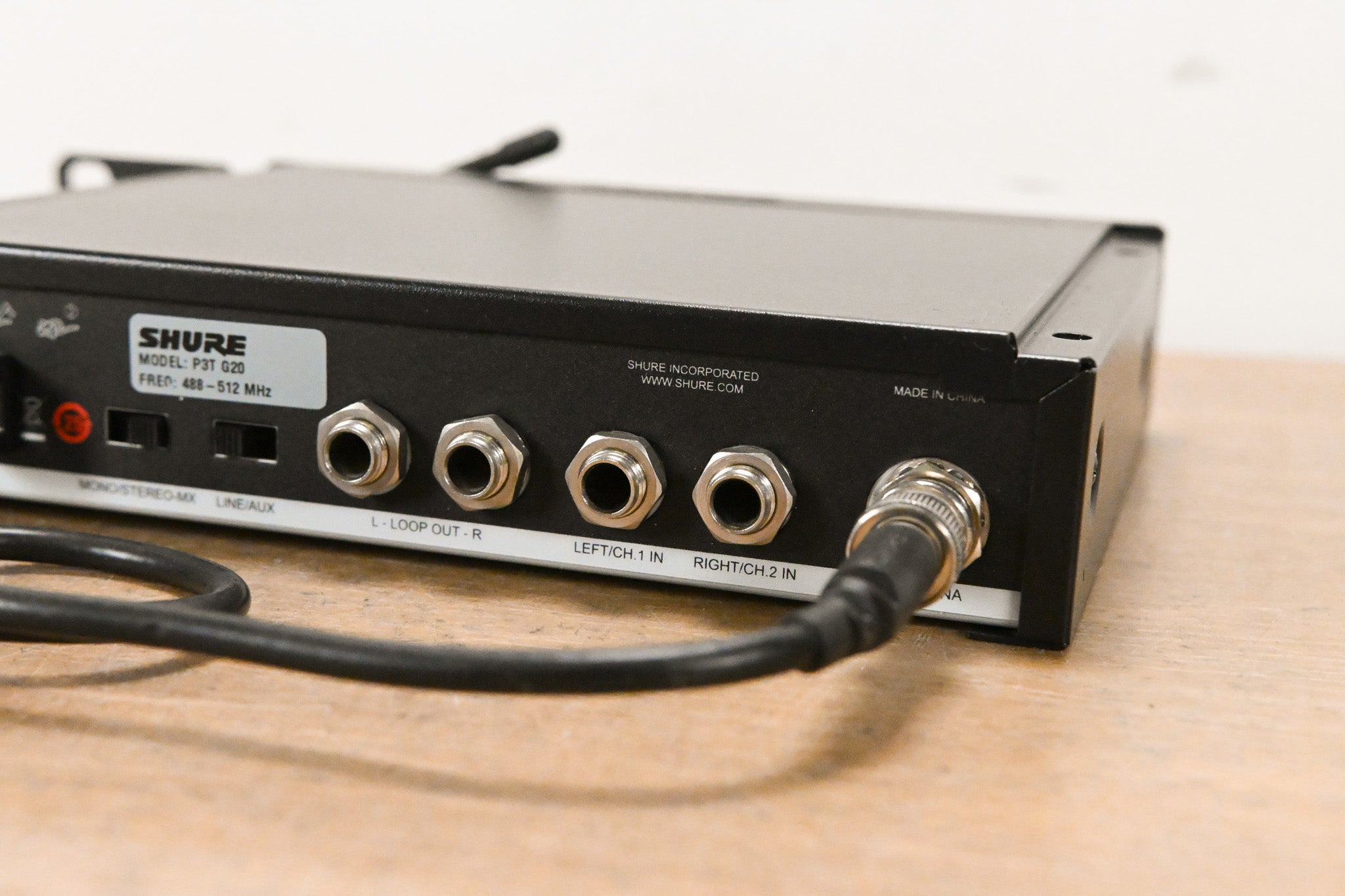Shure P3T-G20 PSM 300 Wireless Transmitter - G20 Band (NO POWER SUPPLY)