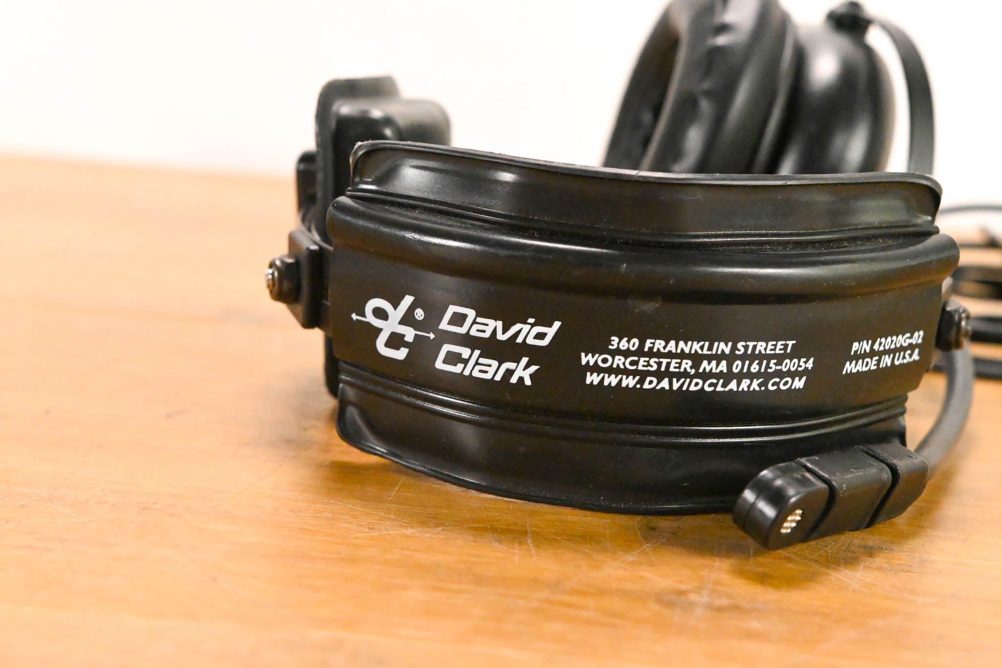 David Clark Single Ear, Over-The-Head Style Headset