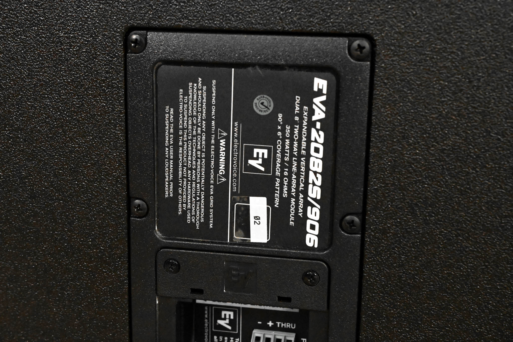 Electro-Voice (EV) EVA-2082S/906 Full-Range Line-Array Speaker (PAIR)