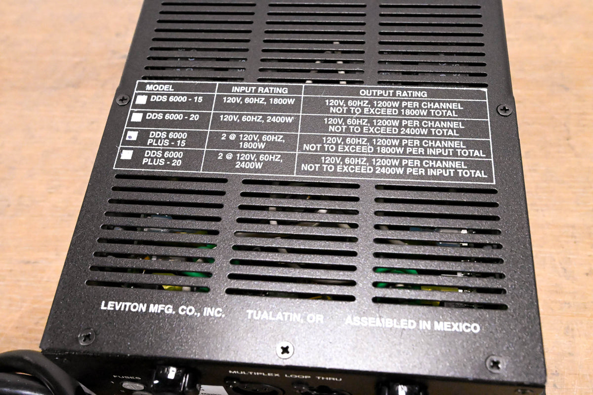 Leviton DDS 6000 4-Channel Dimmer Pack