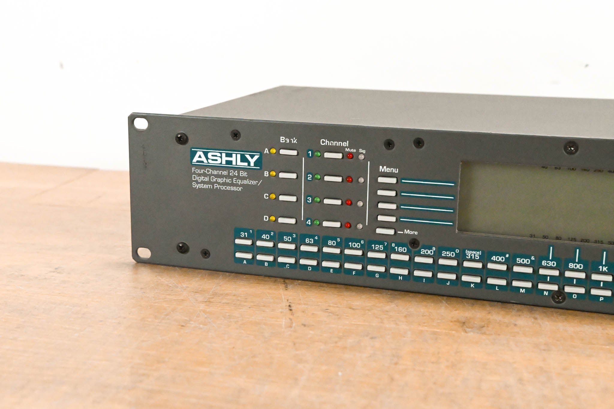 Ashly Protea System II 4.24G 4-Channel Digital Graphic Equalizer