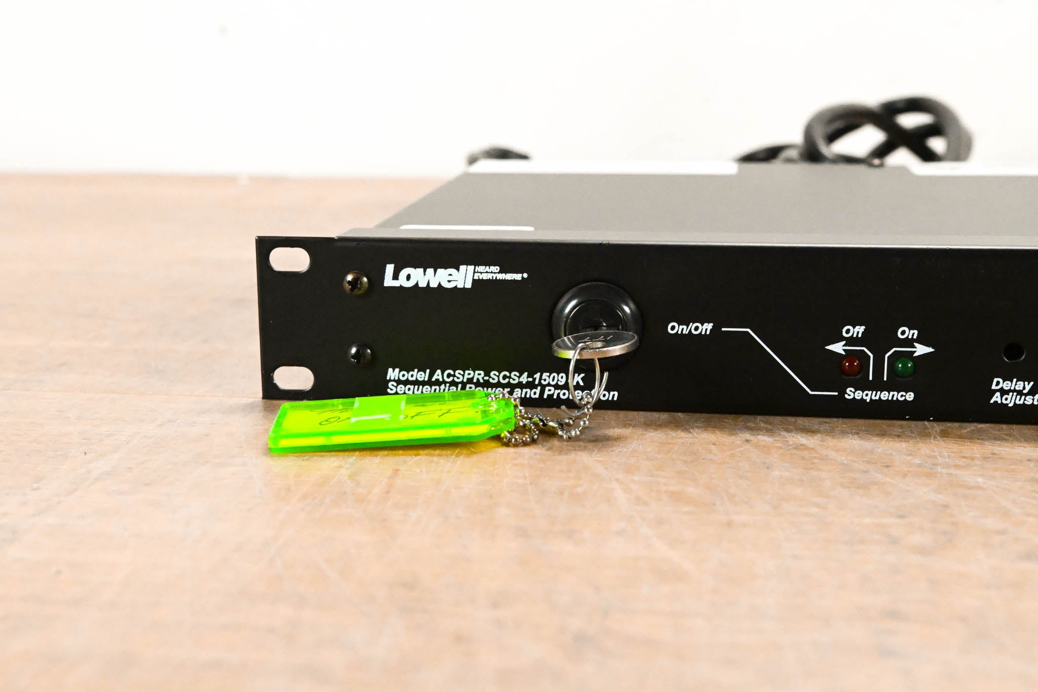 Lowell ACSPR-SCS4-1509(K) Rackmount AC Power w/ Sequencer & Protection