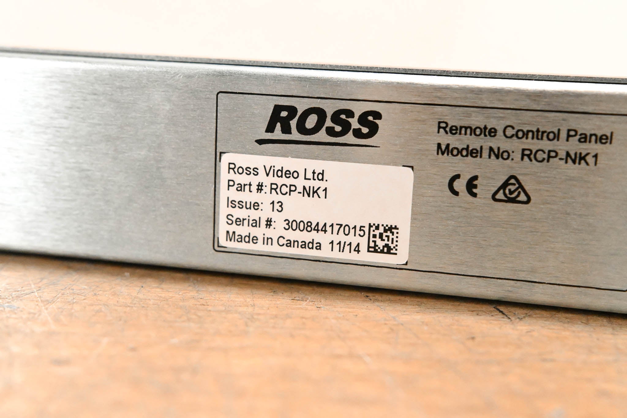 Ross RCP-NK1 Local or Remote Control Panel