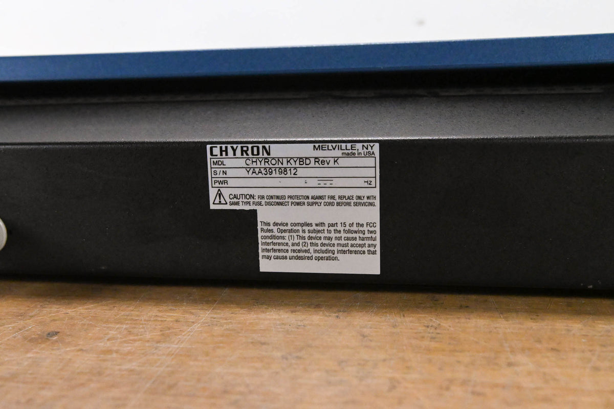 Chyron KYBD Rev K Character Generator Keyboard
