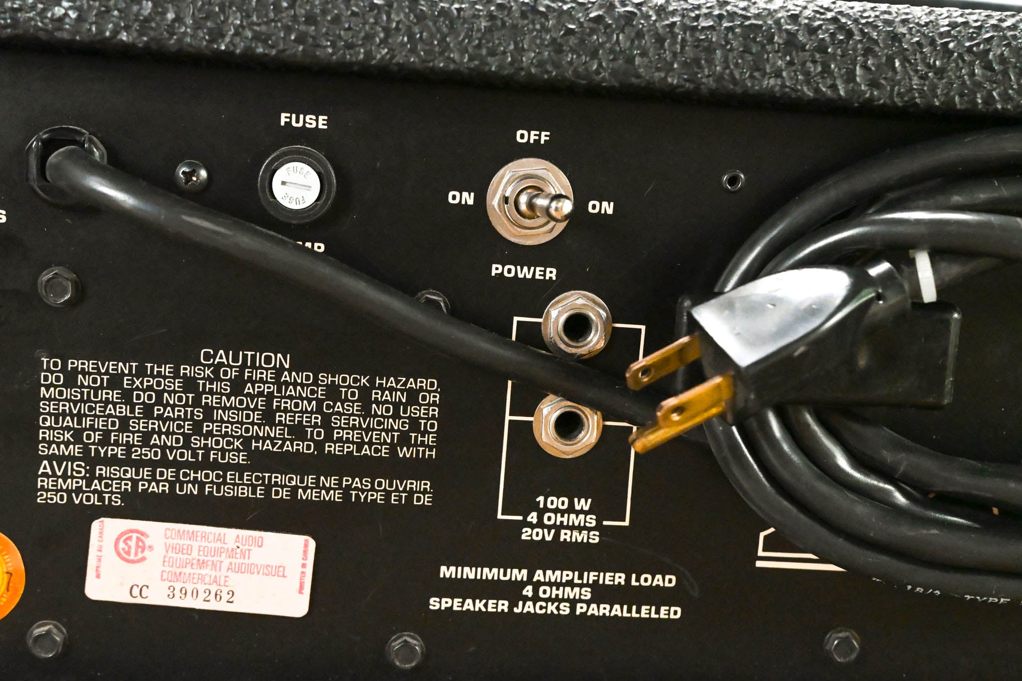 Peavey XR-400B Mixer Amp