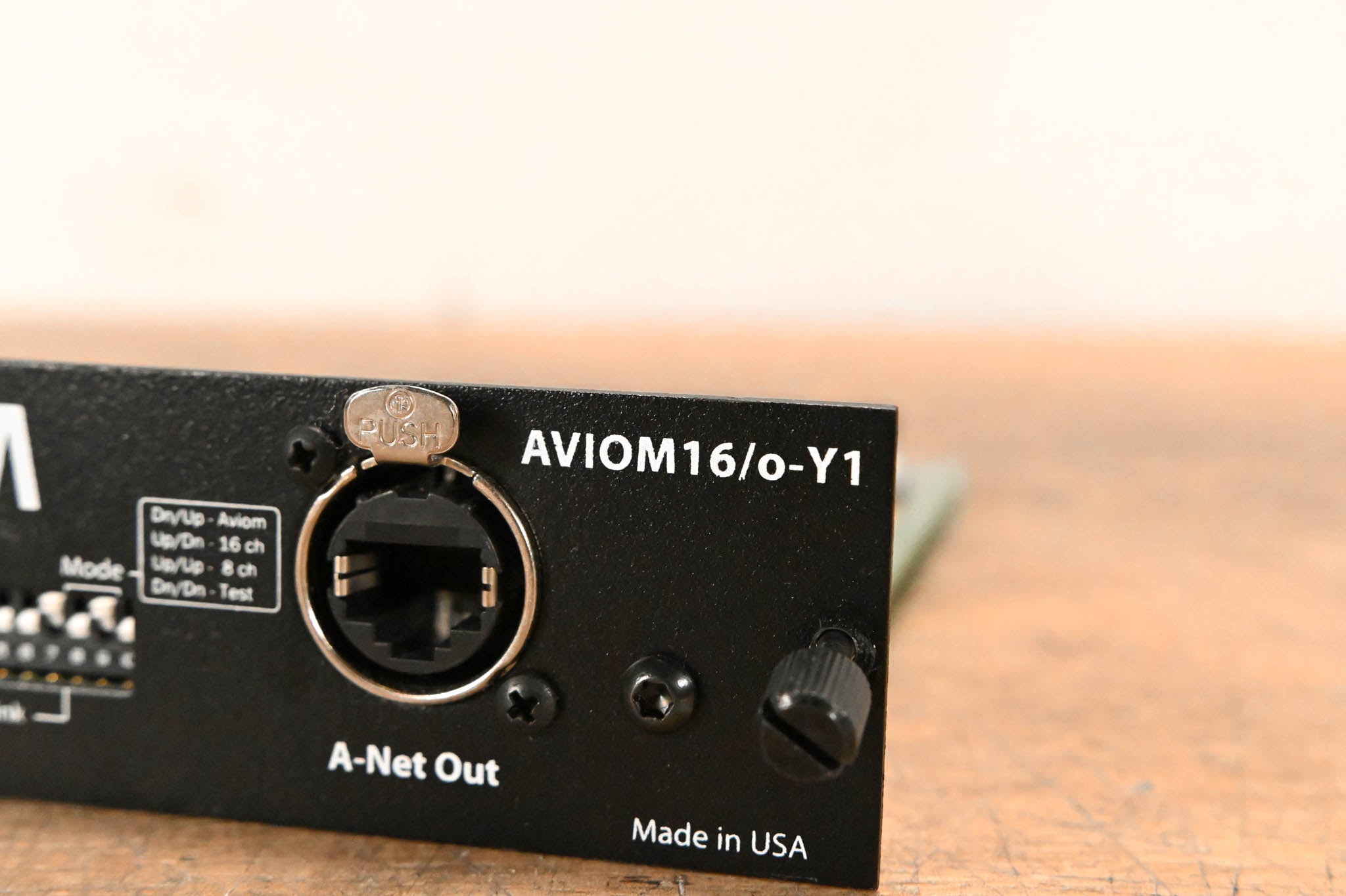 Aviom 16/o-Y1 A-Net Card for Yamaha Digital Products