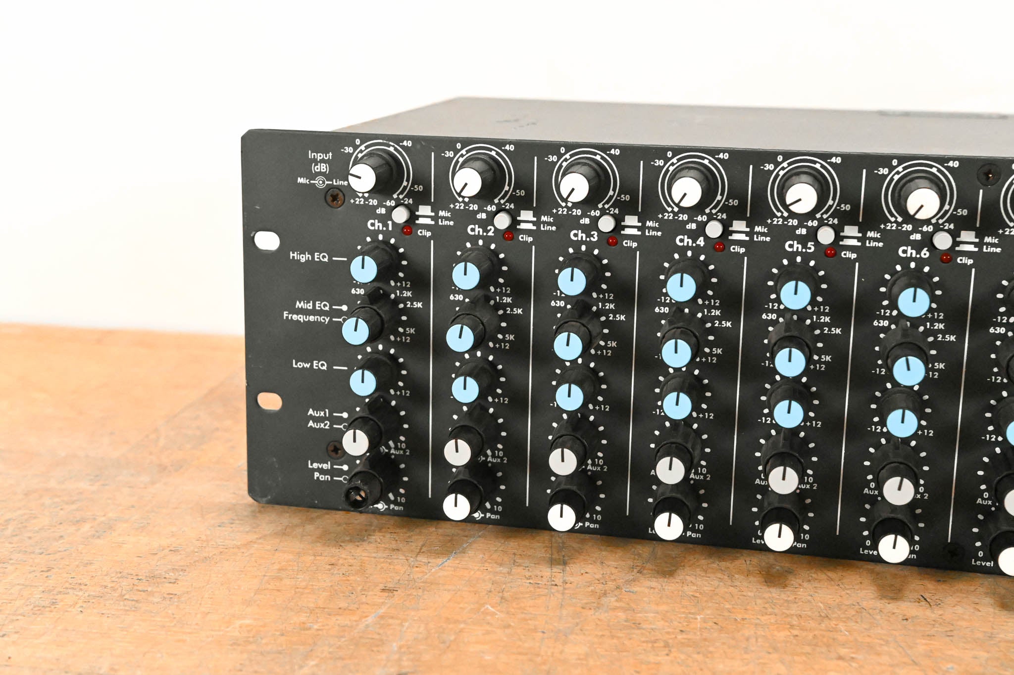Ashly MX-508 8-Input Stereo Rack-Mountable Mic/Line Mixer