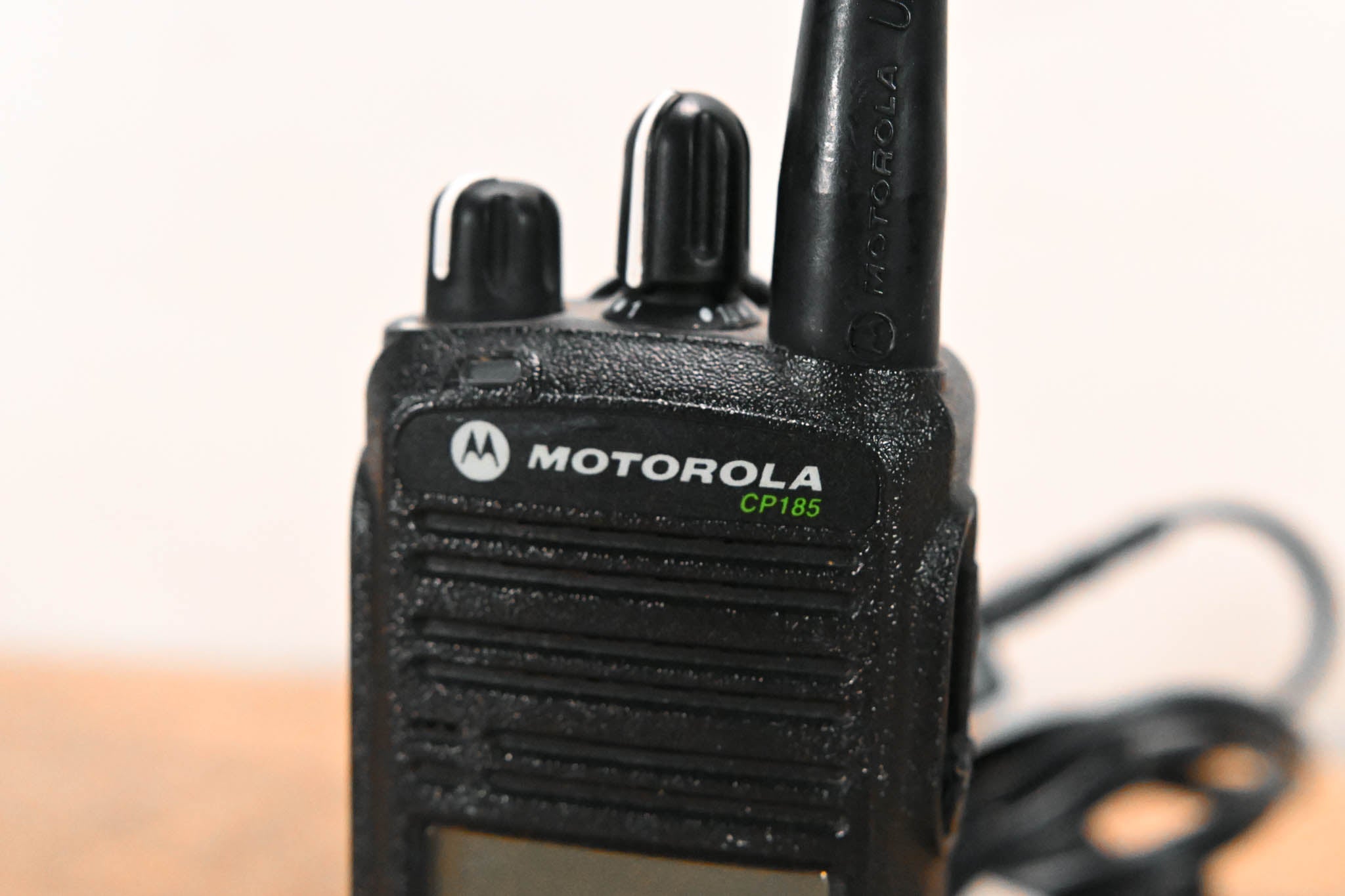 Motorola CP185 Portable Two-Way Radio with PMLN5228A Charger