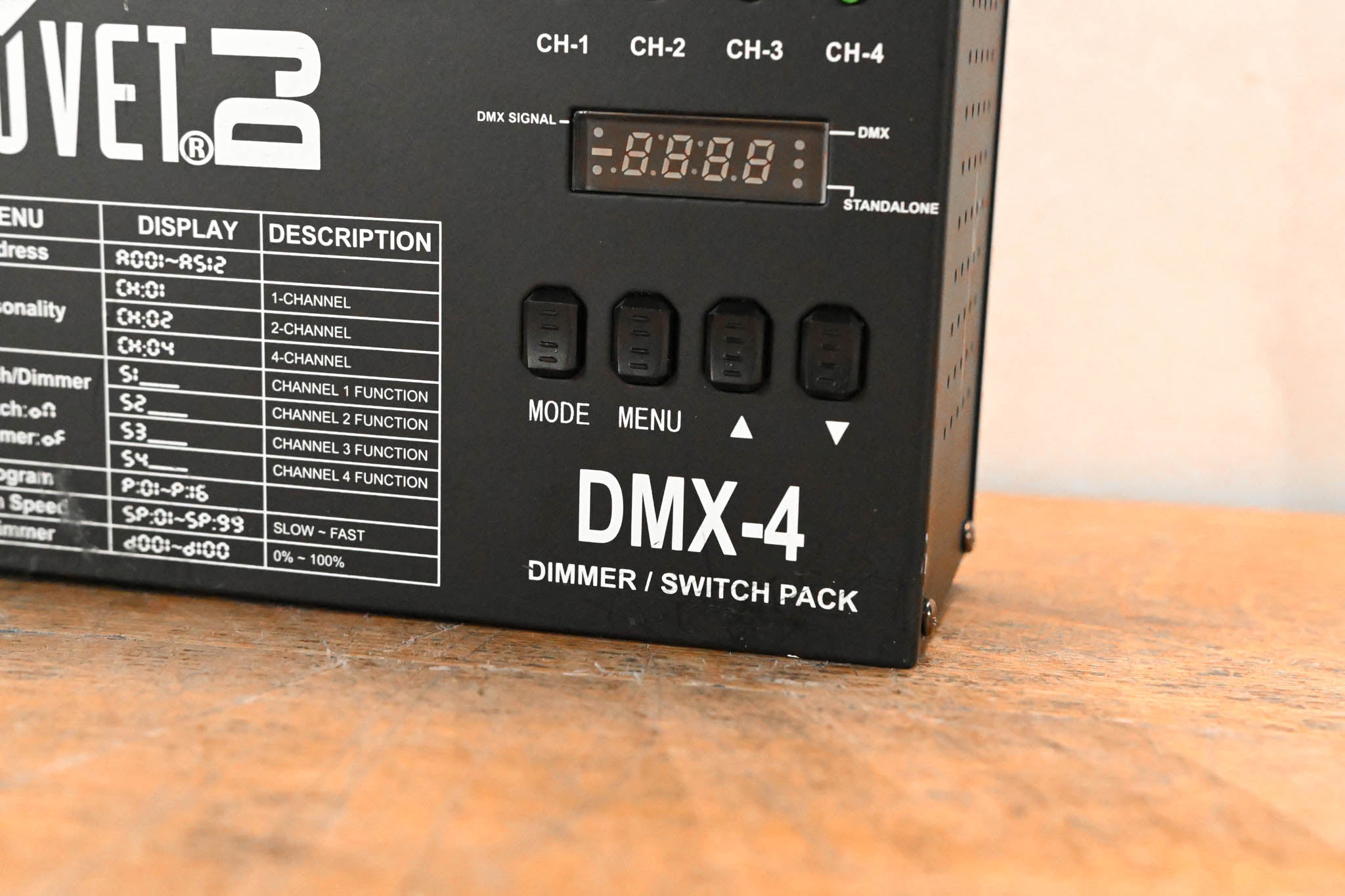 Chauvet DMX-4 4-Channel DMX Dimmer/Relay Pack