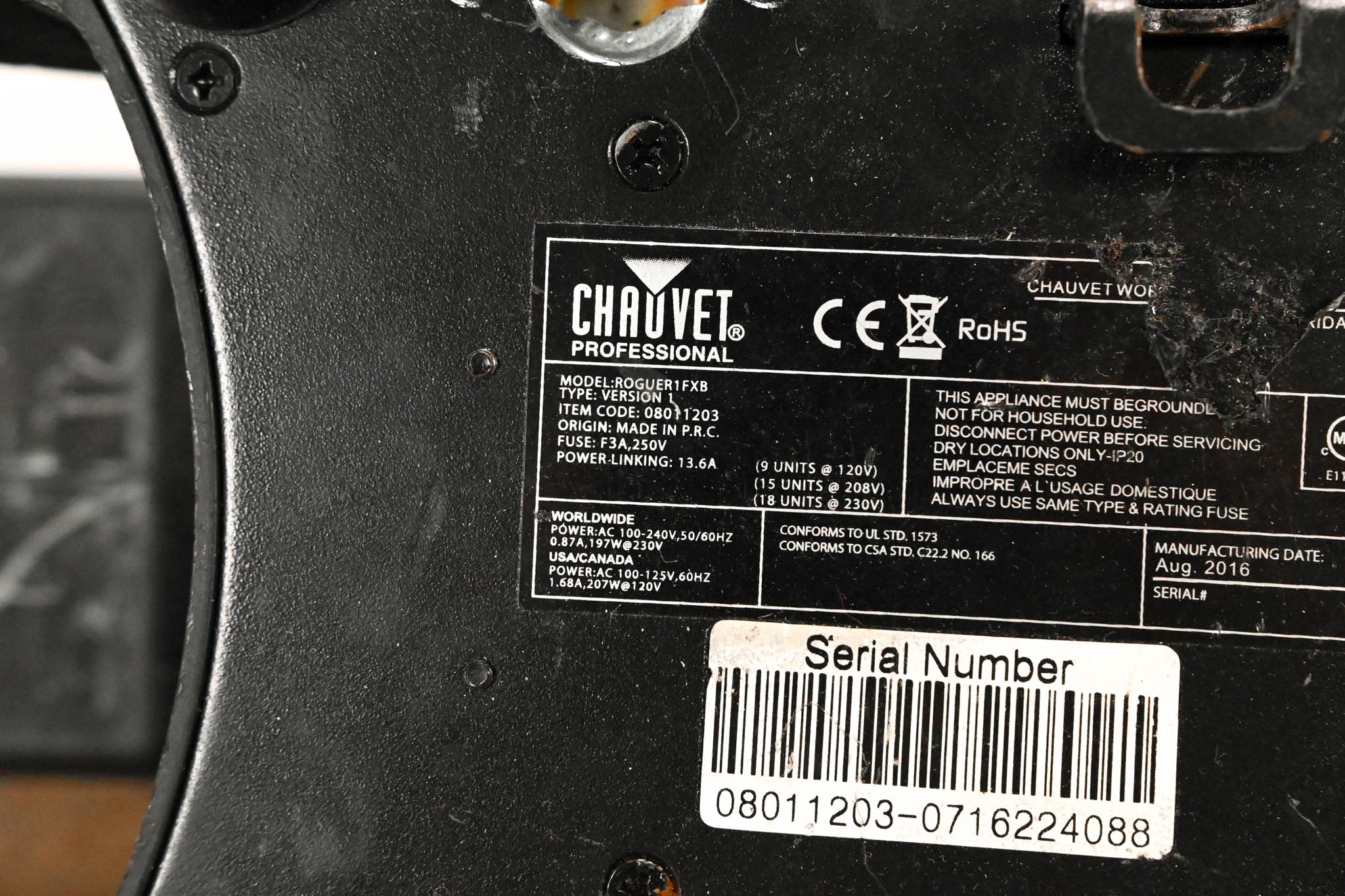 Chauvet Rogue R1 FX-B Multi-Beam Moving Light