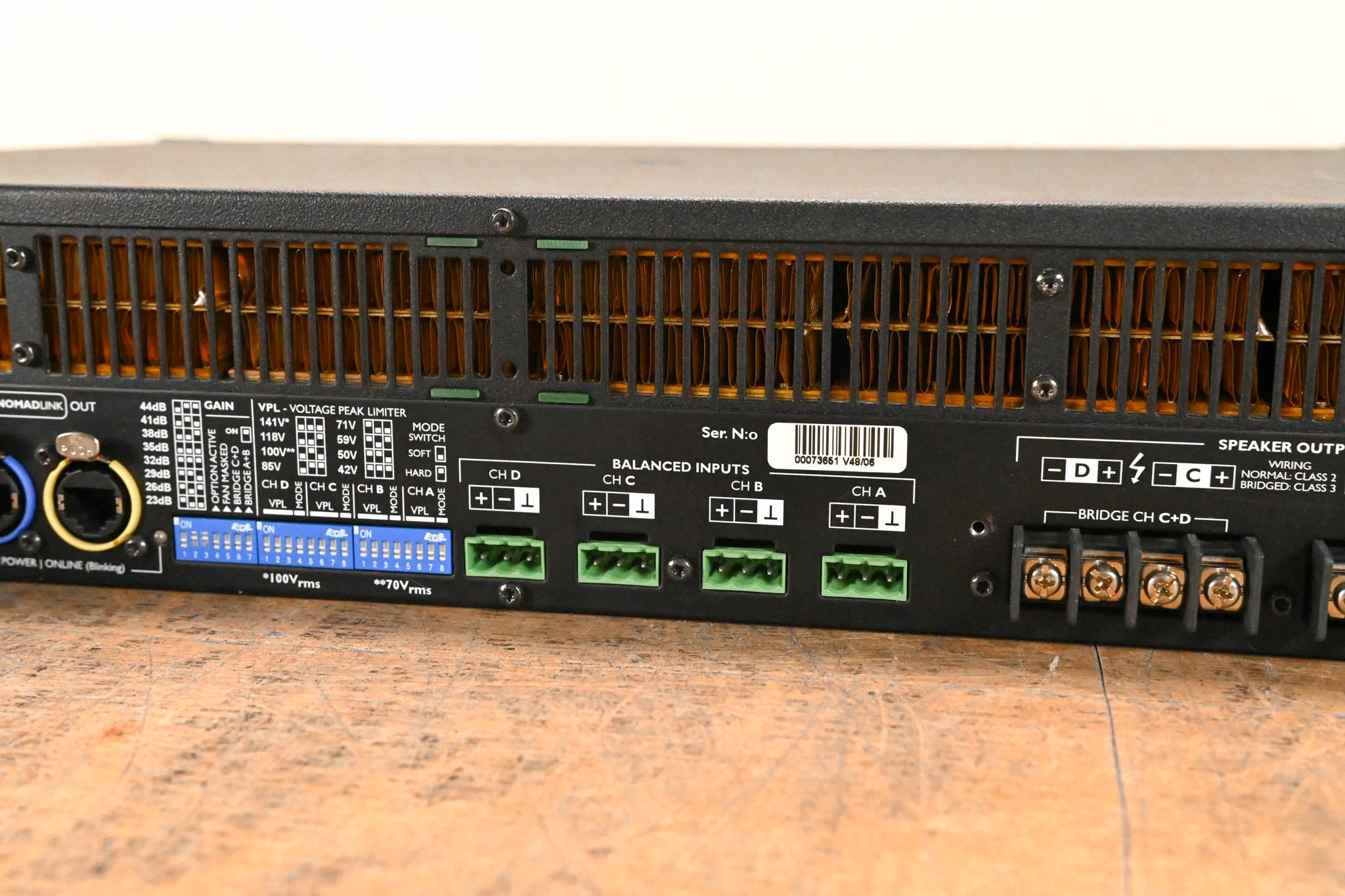 Lab Gruppen C 48:4 4800W 4-Channel Power Amplifier