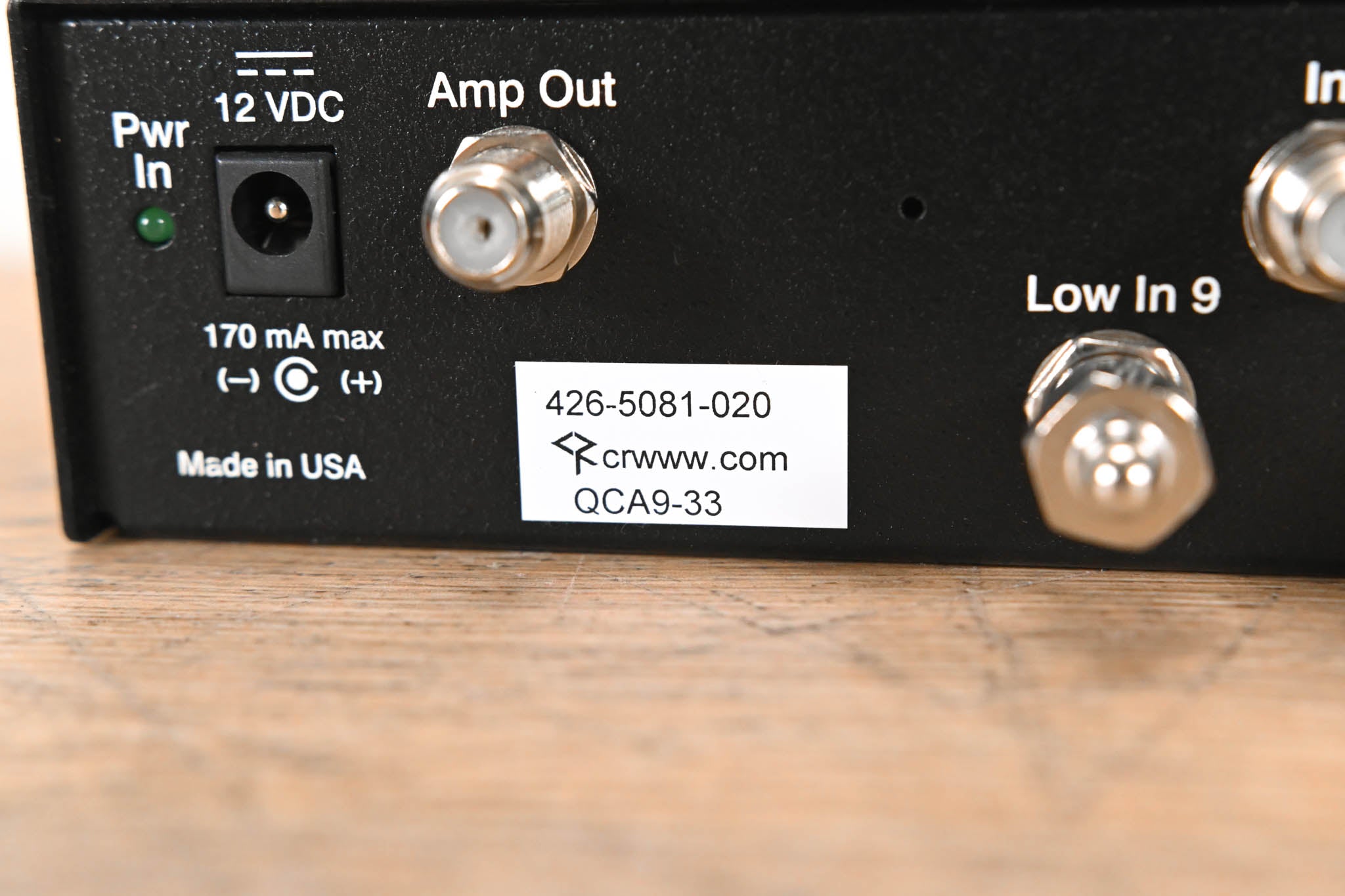 Contemporary Research QCA9-33 Active Combiner (NO POWER SUPPLY)