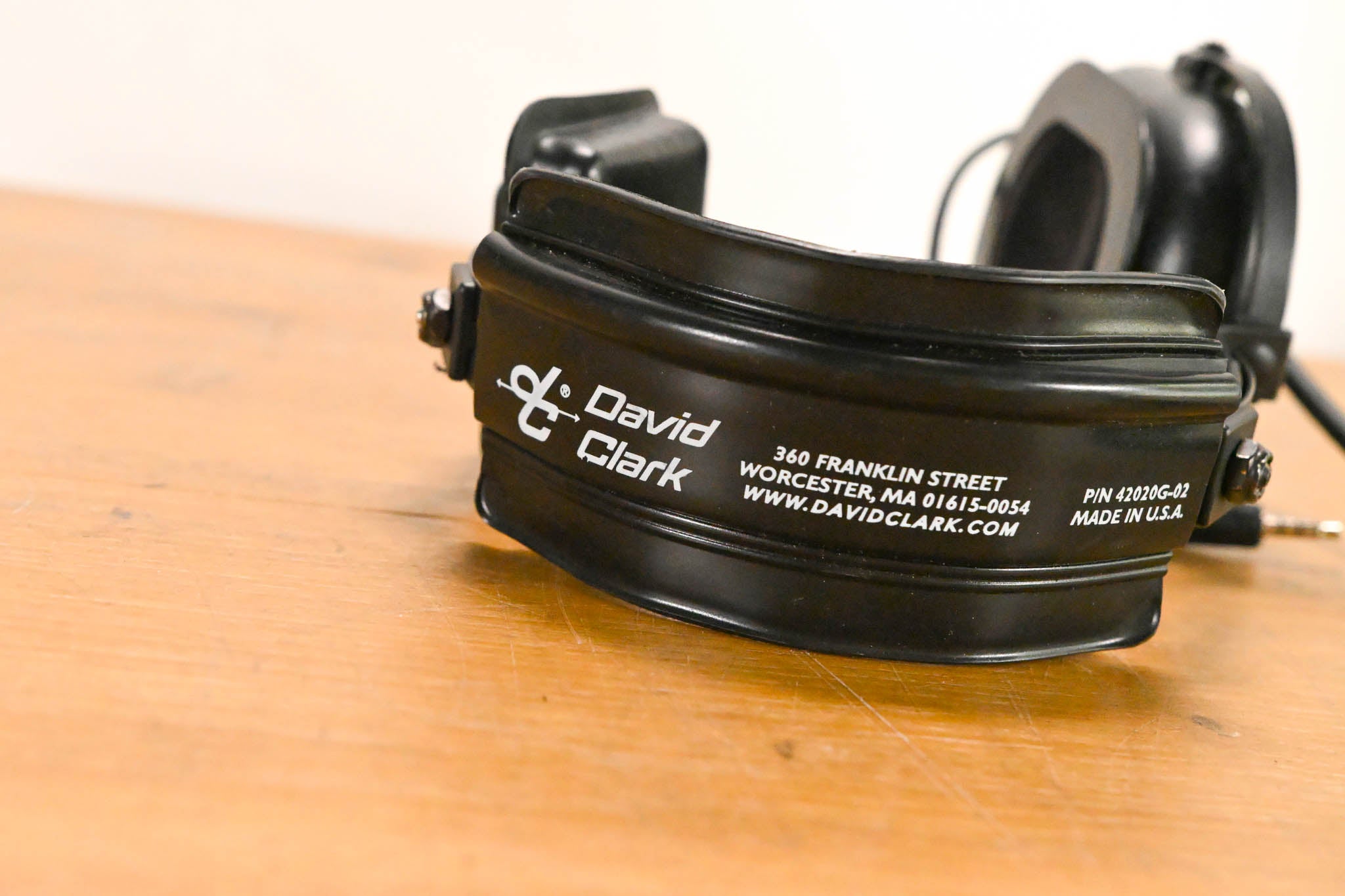 David Clark Single Ear, Over-The-Head Style Headset