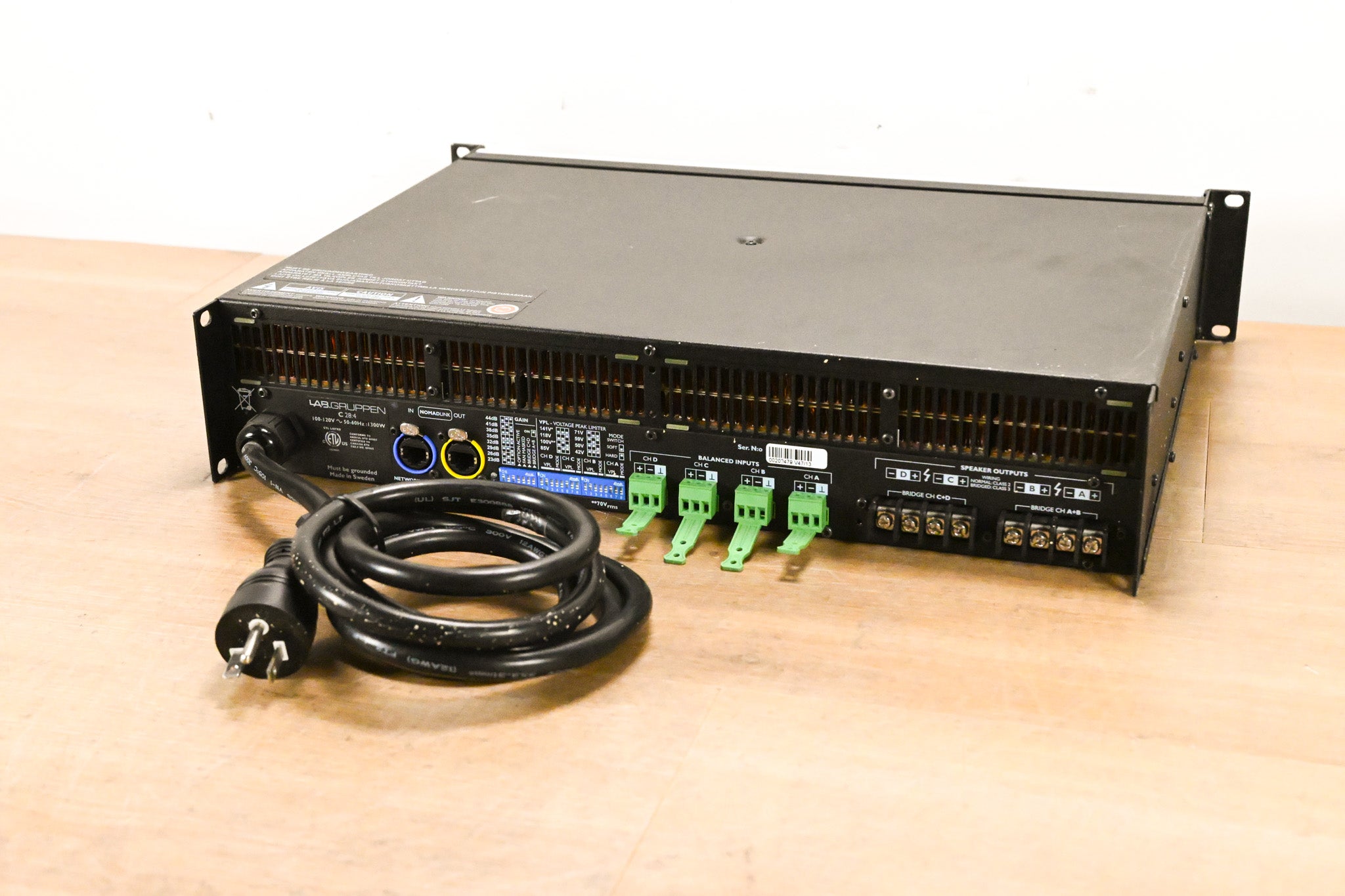 Lab Gruppen C 28:4 2800W 4-Channel Power Amplifier