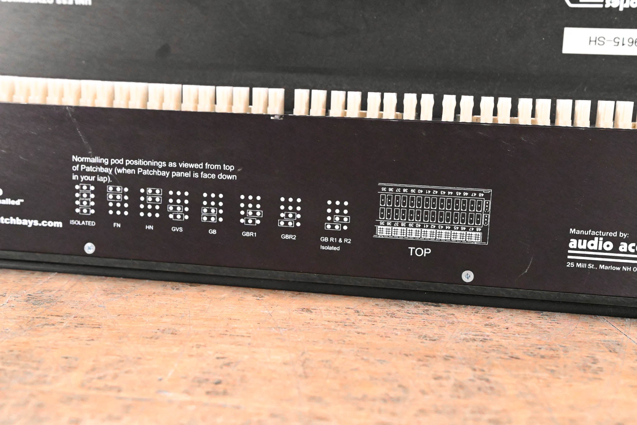 Audio Accessories WE31DB2-9615-SH 2x48 1.5RU TT Patchbay