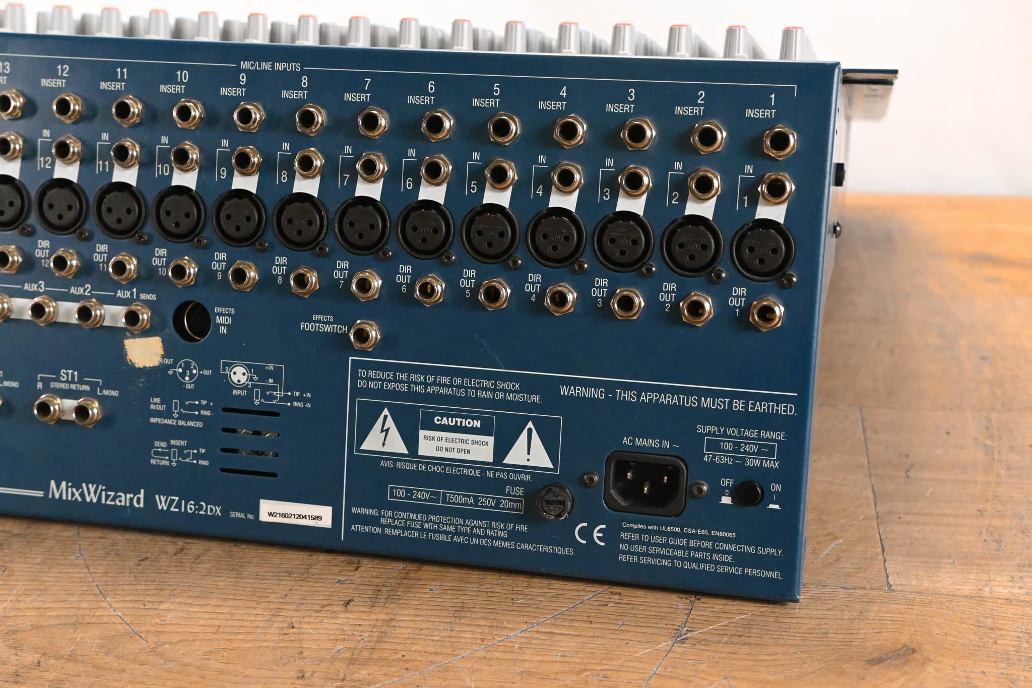 Allen & Heath MixWizard WZ16:2DX 16-Channel Audio Mixer