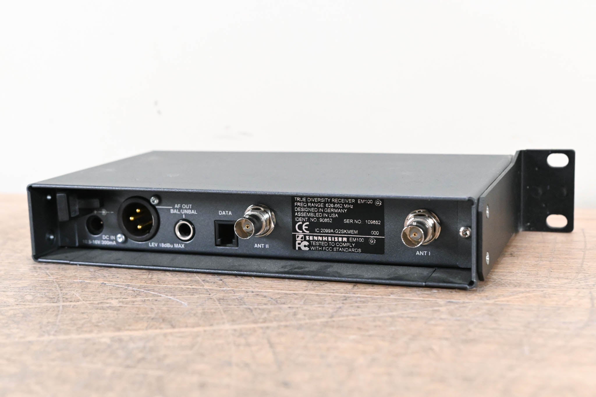 Sennheiser EM 100 G2 Wireless Receiver - 626-662 MHz (NO POWER SUPPLY)