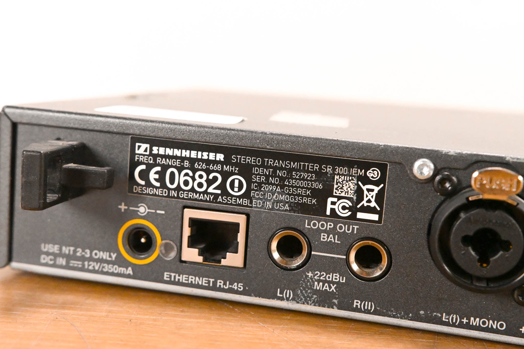 Sennheiser SR 300 IEM G3 Wireless Transmitter 626-668MHz NO POWER SUPPLY