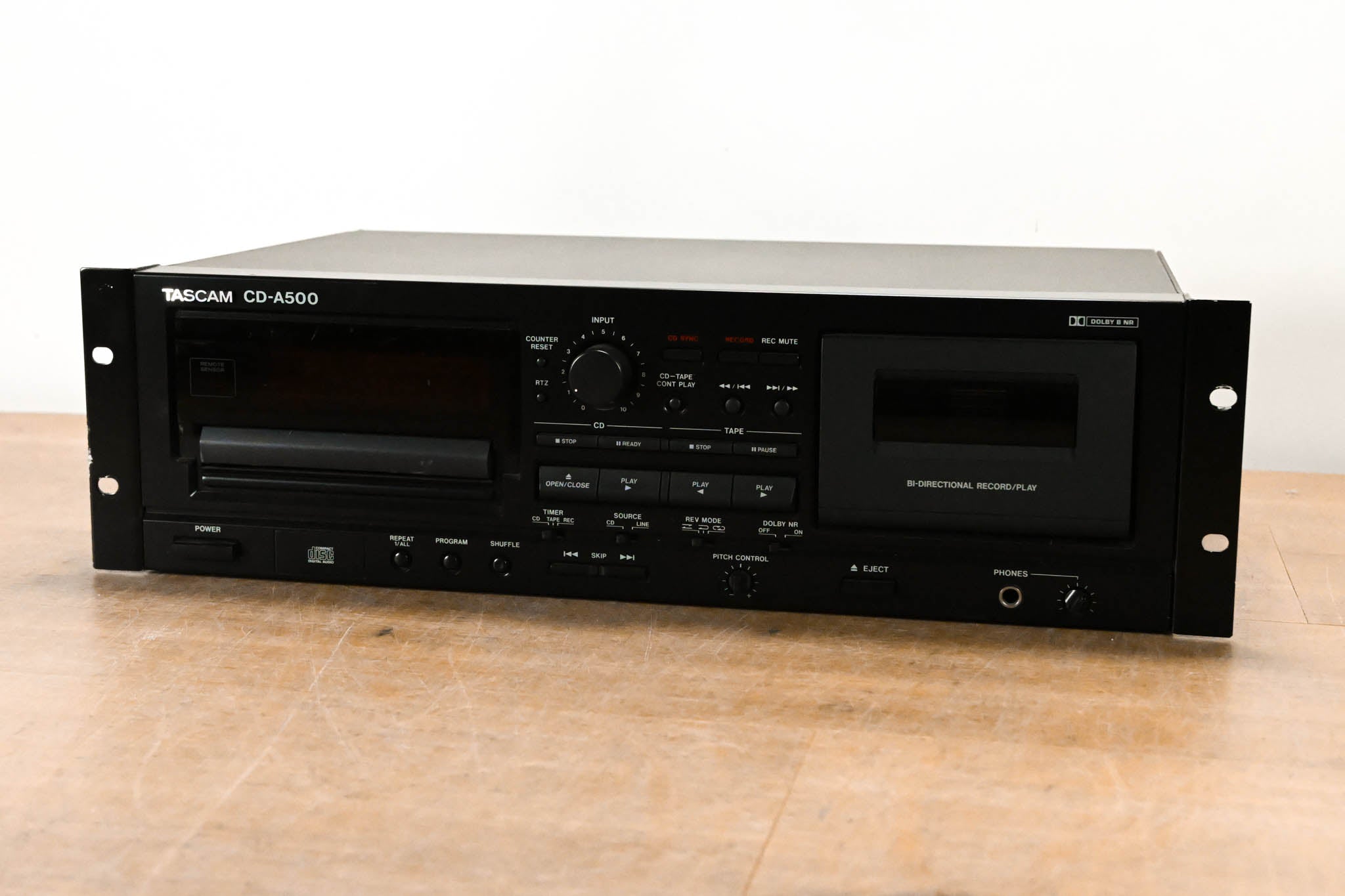 TASCAM CD-A500 3RU CD Player / Cassette Deck