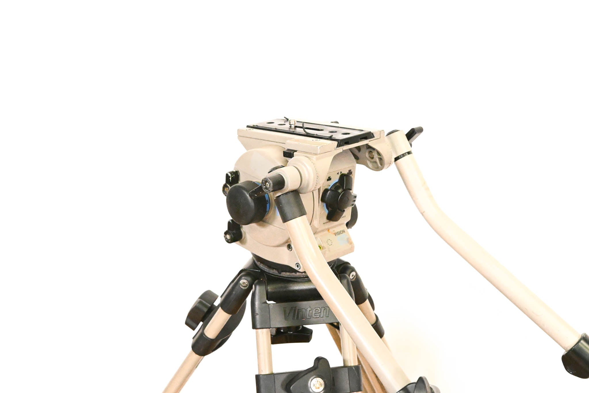 Vinten Vision 12 SD Fluid Head with Aluminum Tripod