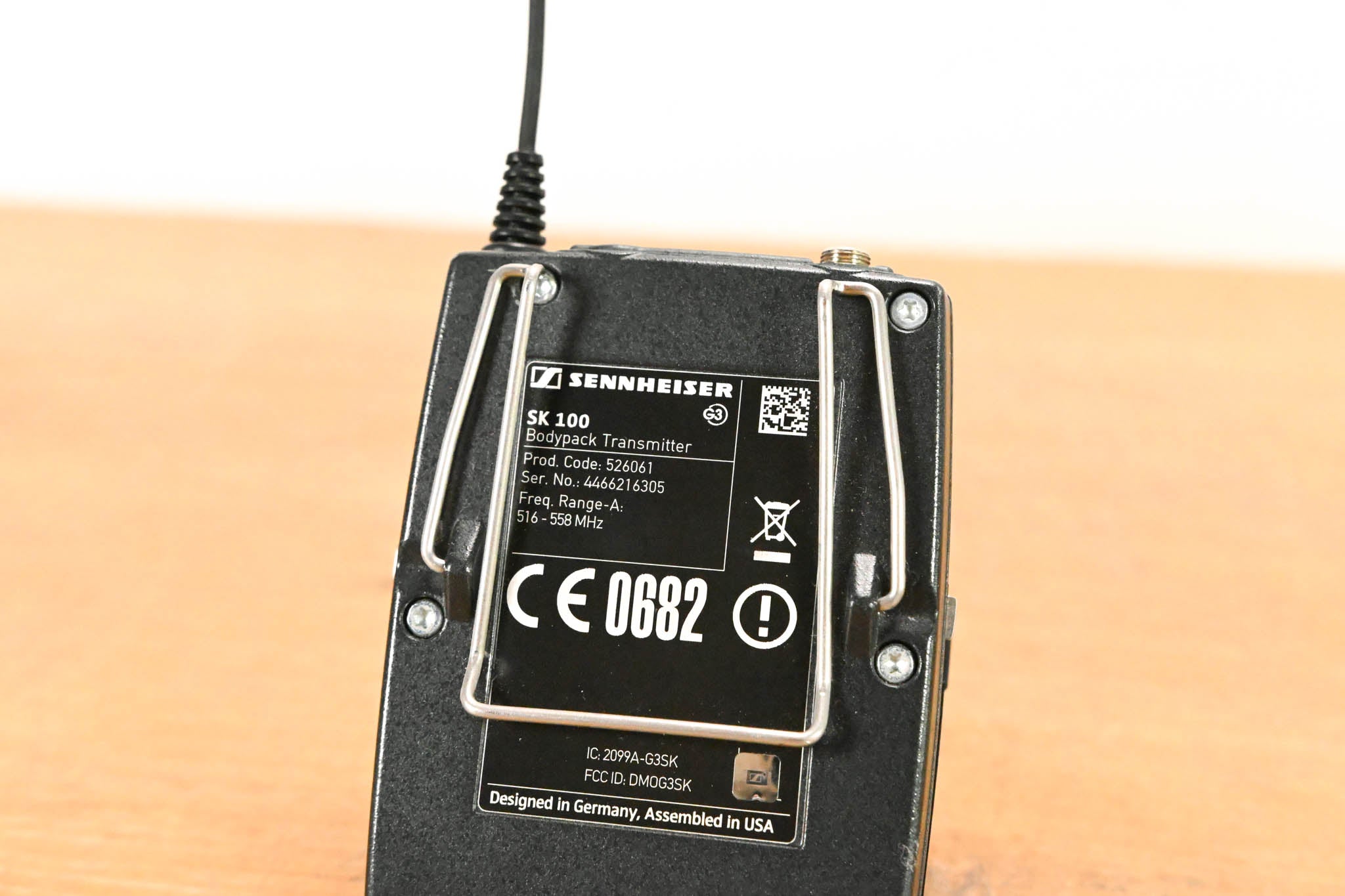 Sennheiser ew 100 G3 Bodypack Wireless System - A Range NO POWER SUPPLY