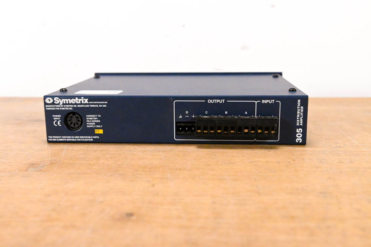 Symetrix 305 Distribution Amplifier - 1x4 (NO POWER SUPPLY)