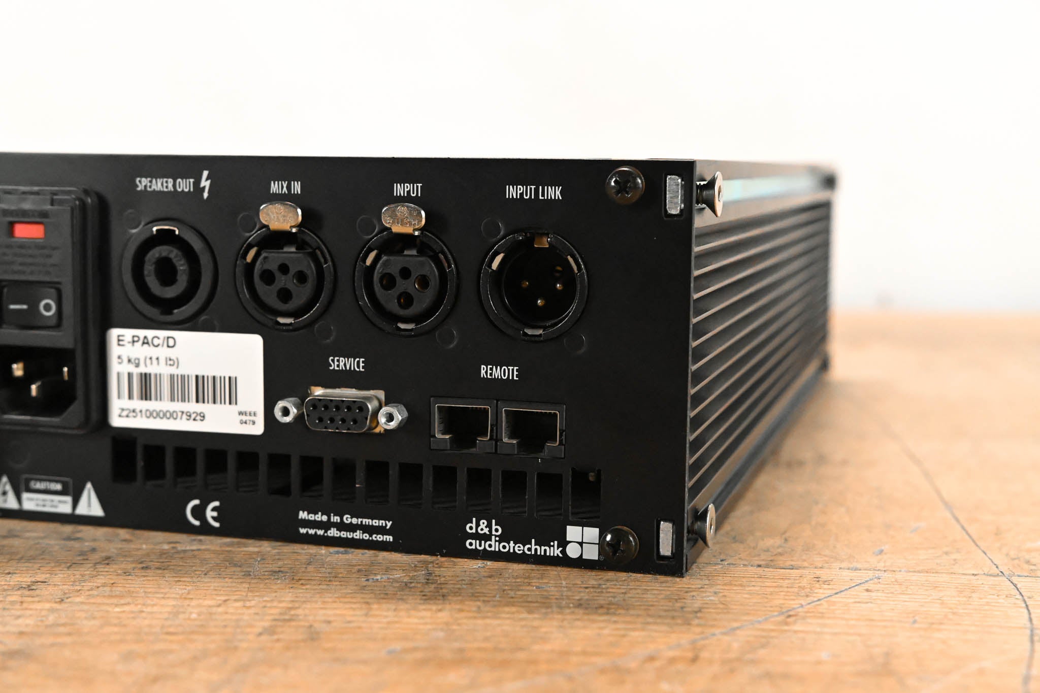 d&b audiotechnik E-PAC Single-Channel Power Amplifier Controller