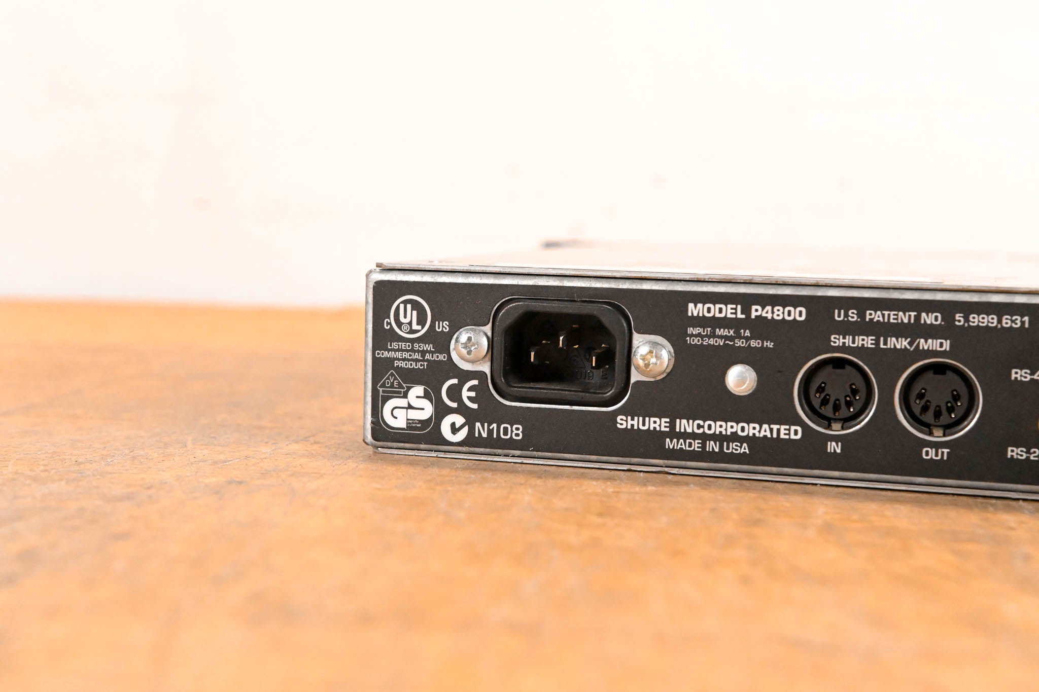 Shure P4800 4x8 Digital Signal Processor