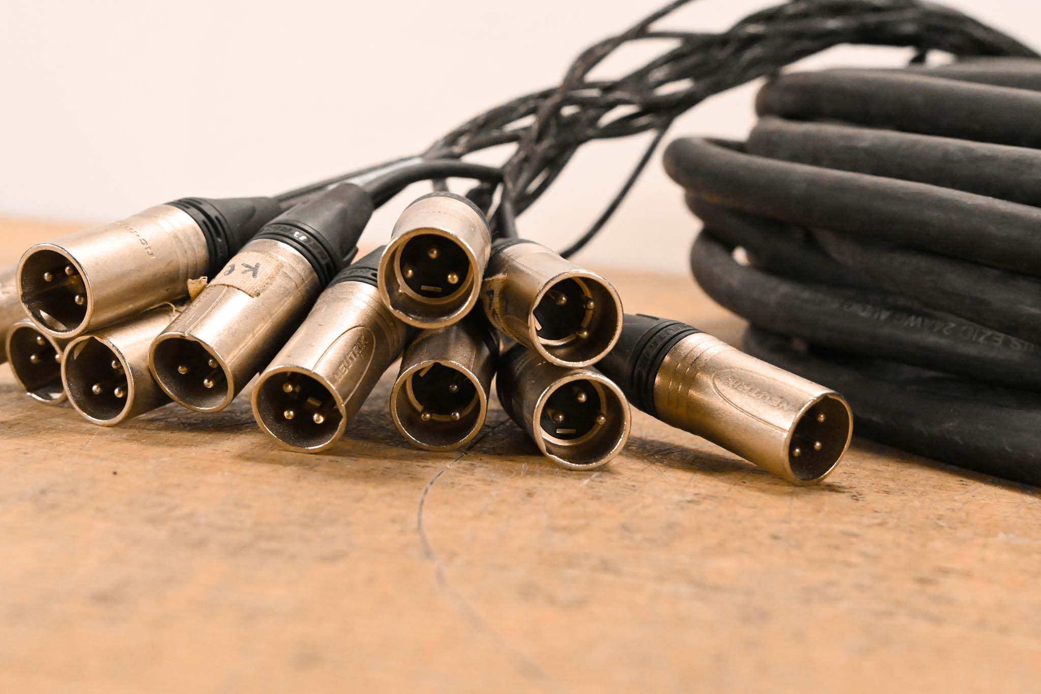 Unbranded 37-Pin CPC Female Connector to (12x)XLRM Cable - 75ft