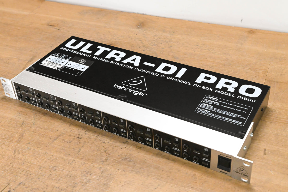 Behringer ULTRA-DI PRO DI800 8-Channel Active DI Box