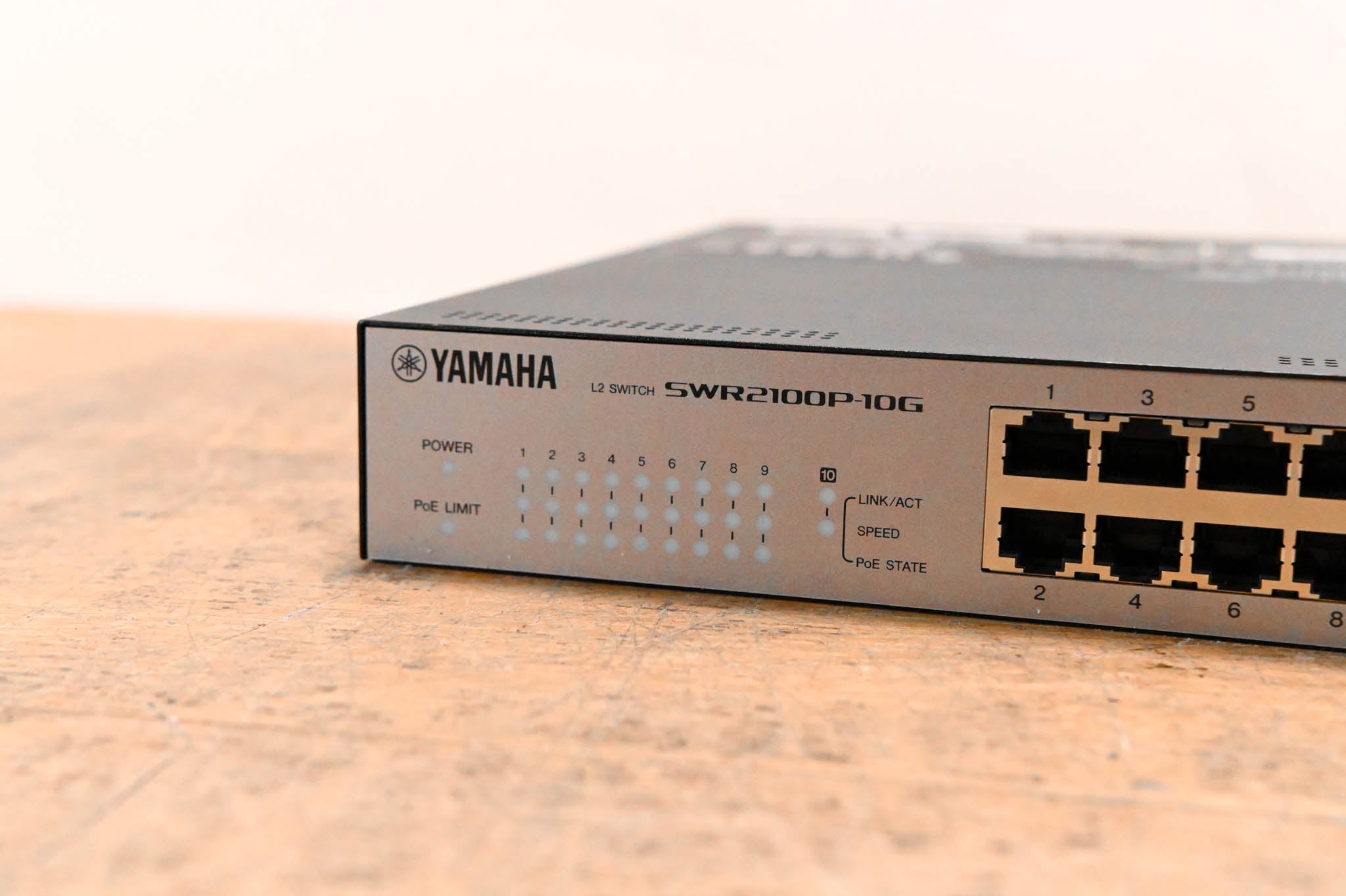 Yamaha SWR2100P-10G 10-port L2 Network Switch with PoE