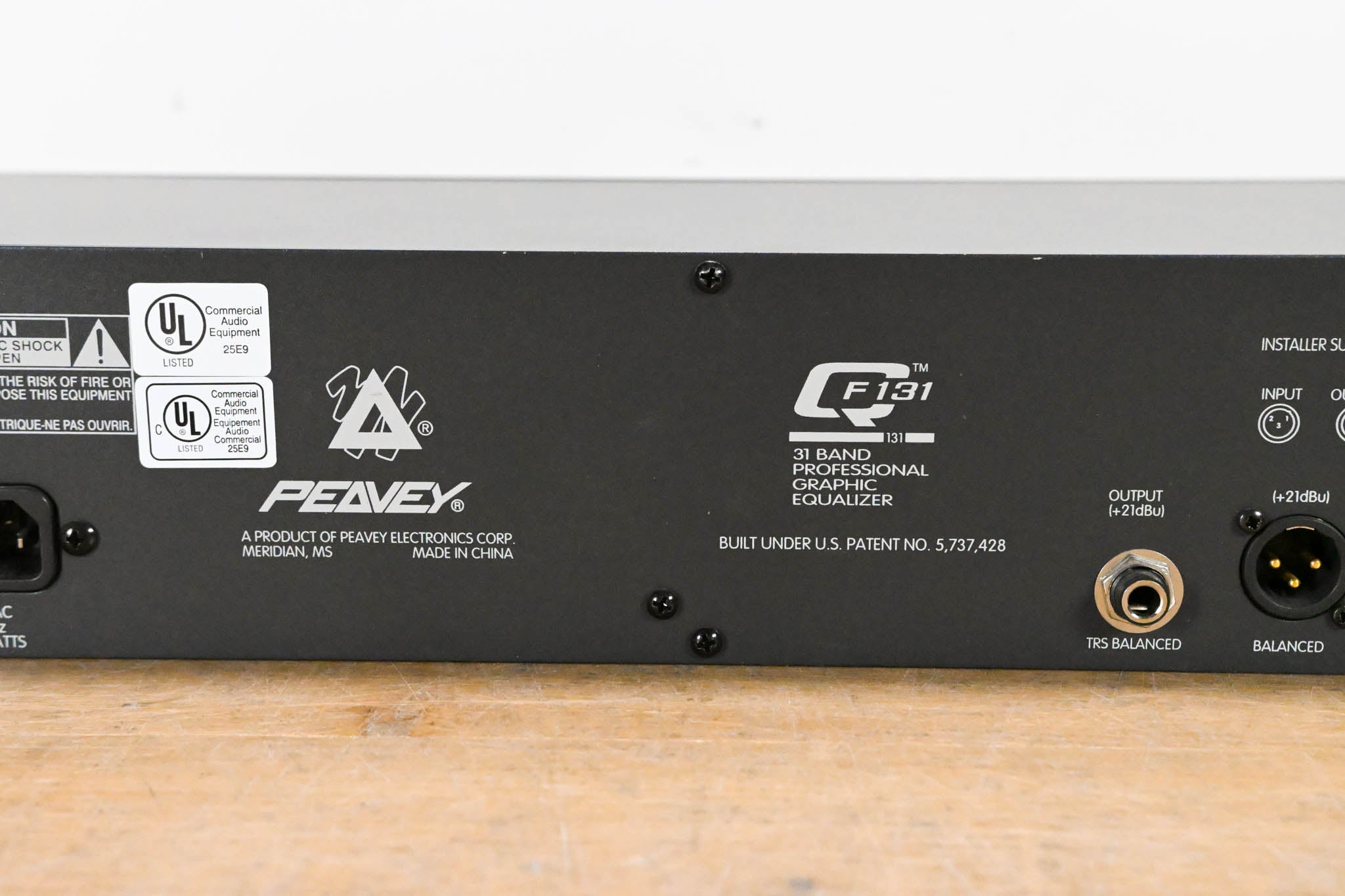 Peavey QF 131 31-Band Graphic Equalizer