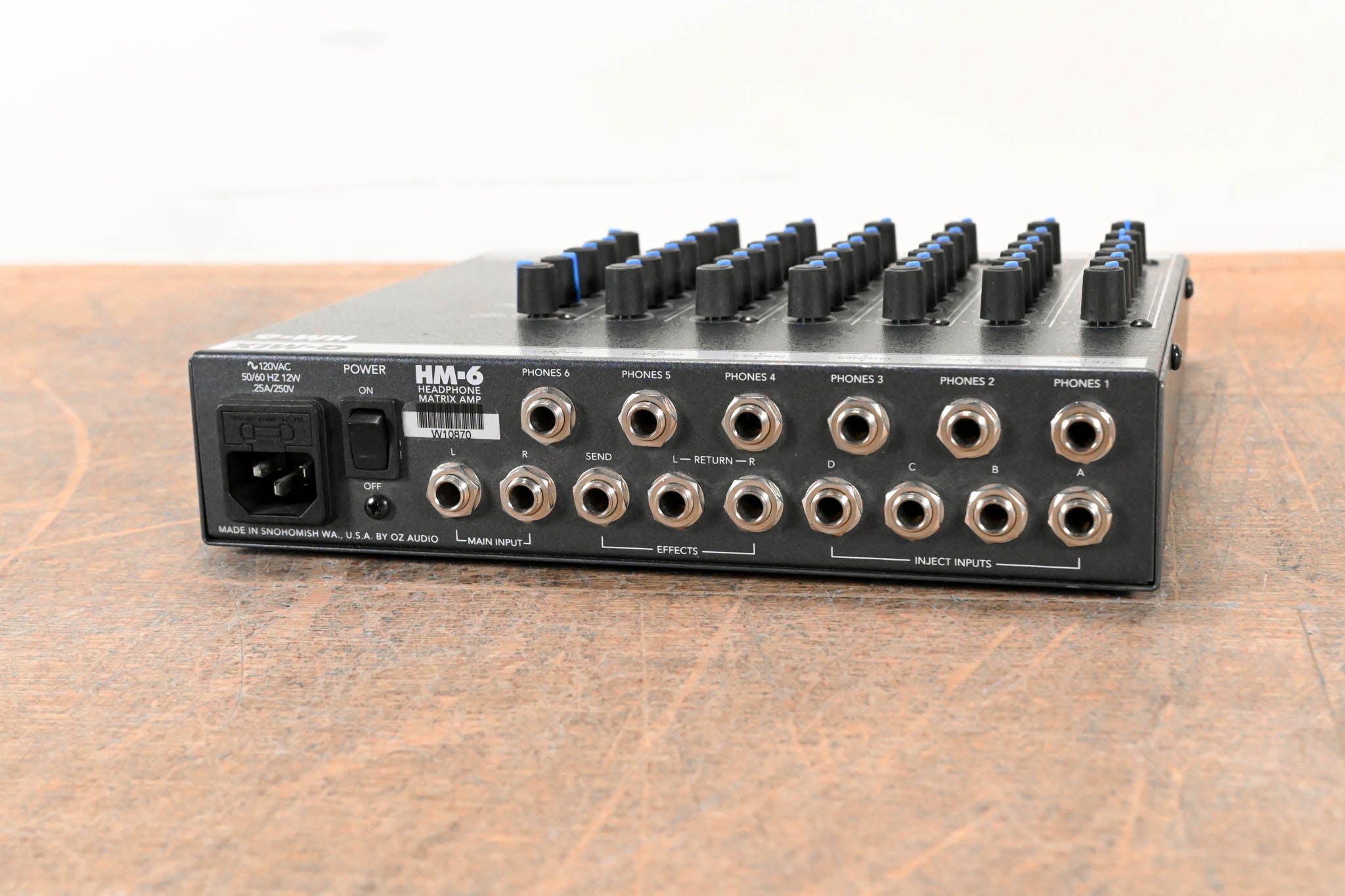 Oz Audio Q-Mix HM-6 6-Channel Headphone Mixer/Amplifier