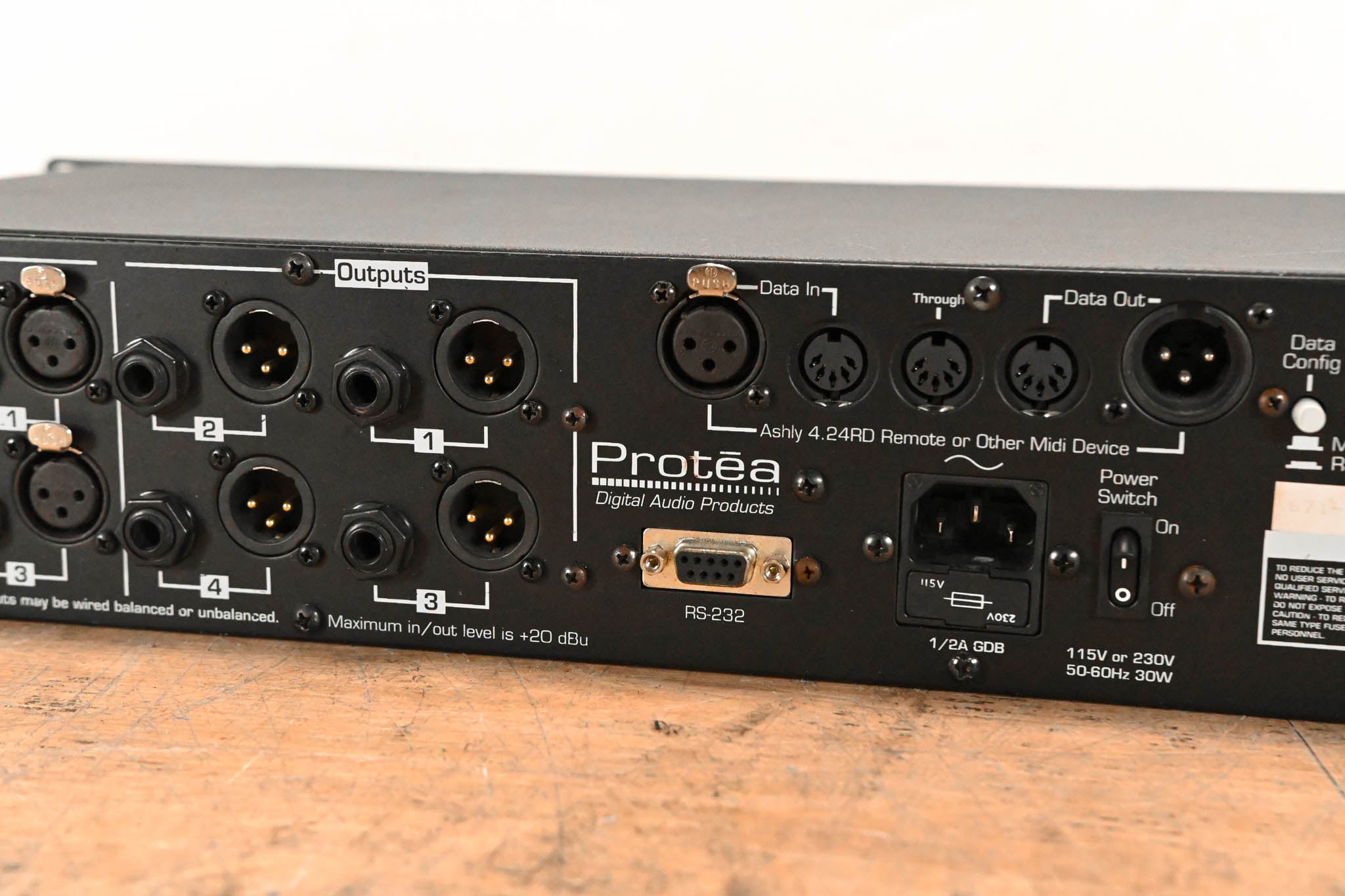 Ashly Protea System II 4.24G 4-Channel Digital Graphic Equalizer