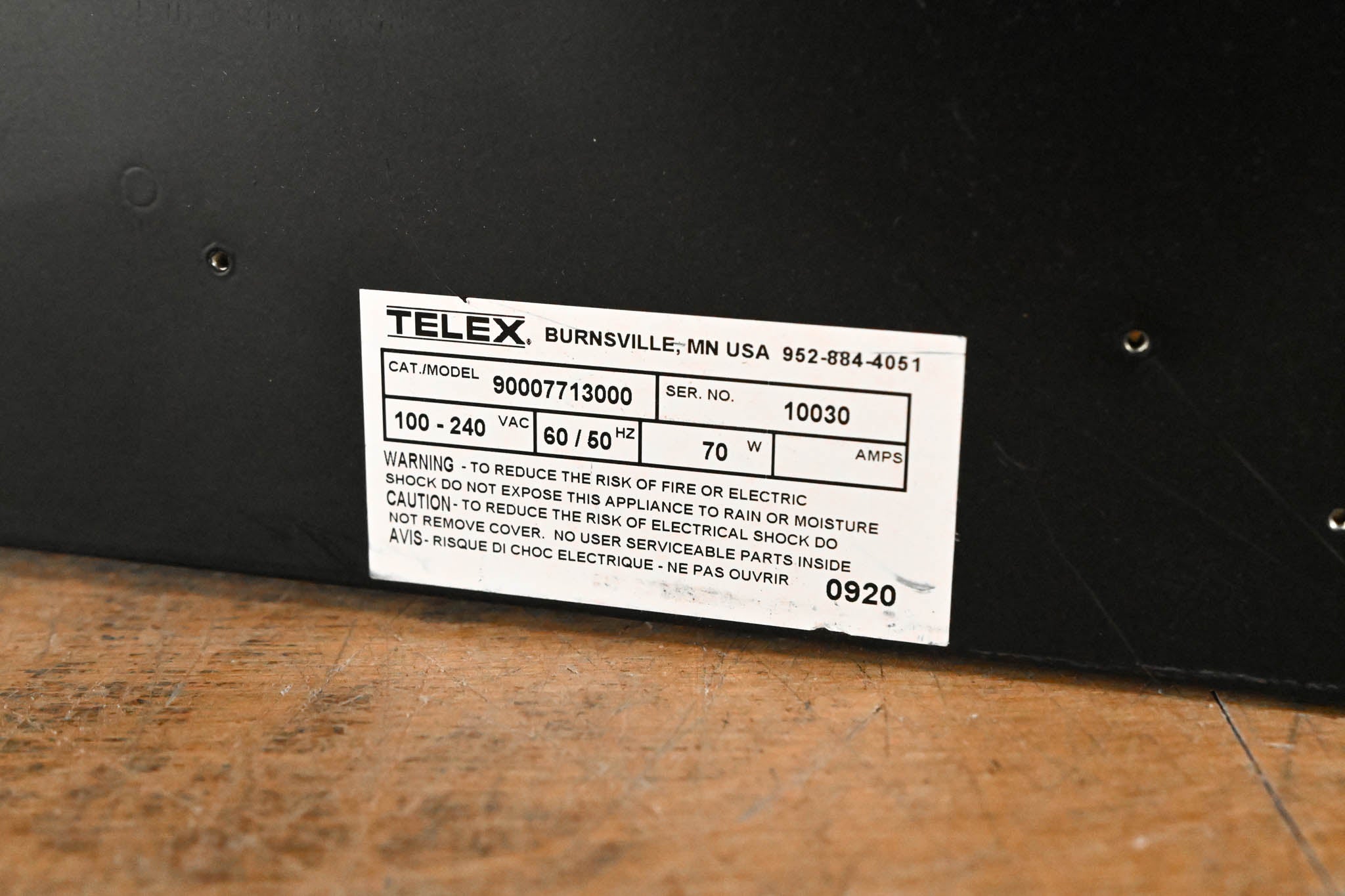 Telex EMS-4001 4-CH Expansion Master Station with 4.0A Power Supply