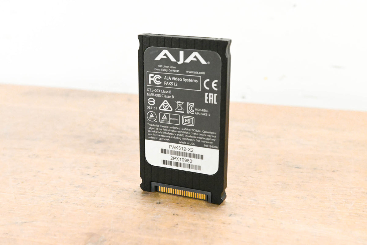 AJA PAK512 SSD Module for Ki Pro Systems