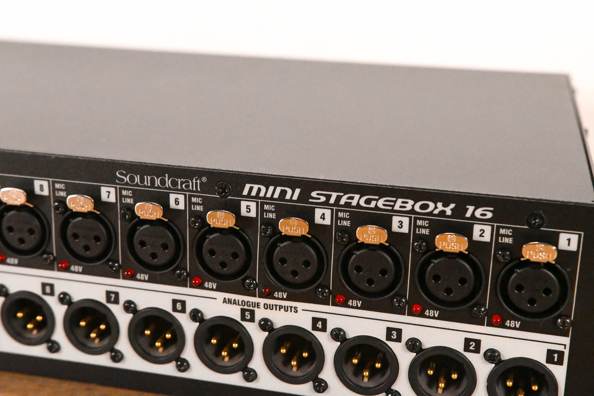 Soundcraft Mini Stagebox 16R Cat 5 16-CH Digital Stage Box w/ MADI Card