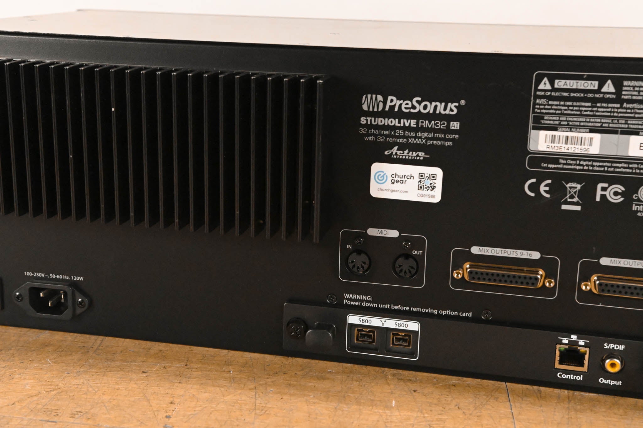 PreSonus StudioLive RM32AI 32-Channel Digital Rack-Mounted Mixer