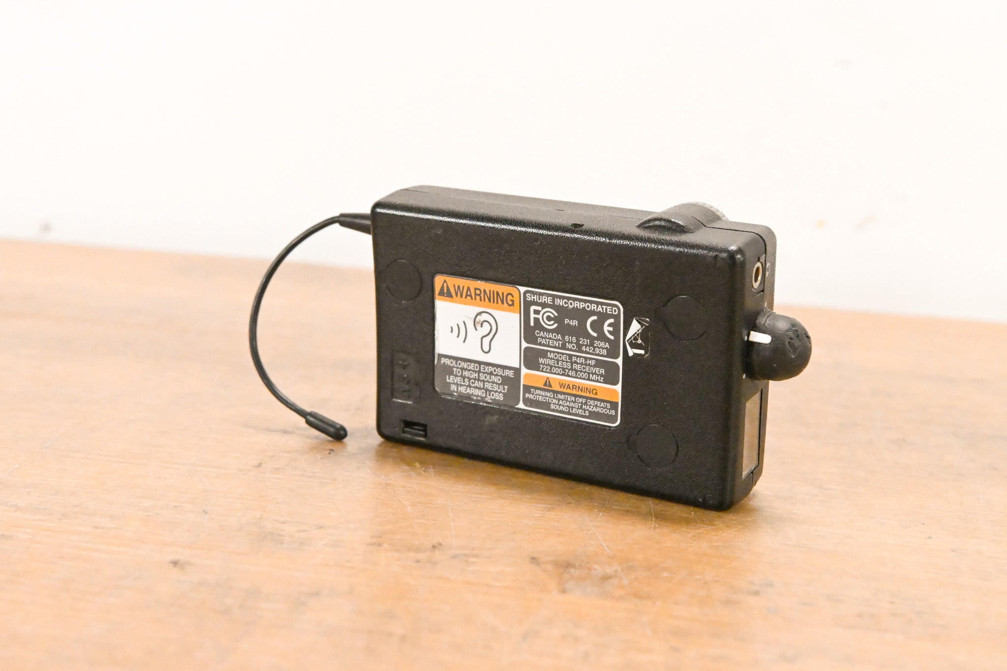 Shure P4R-HF Receiver for PSM 400 Personal Monitor System - 722-746 MHz