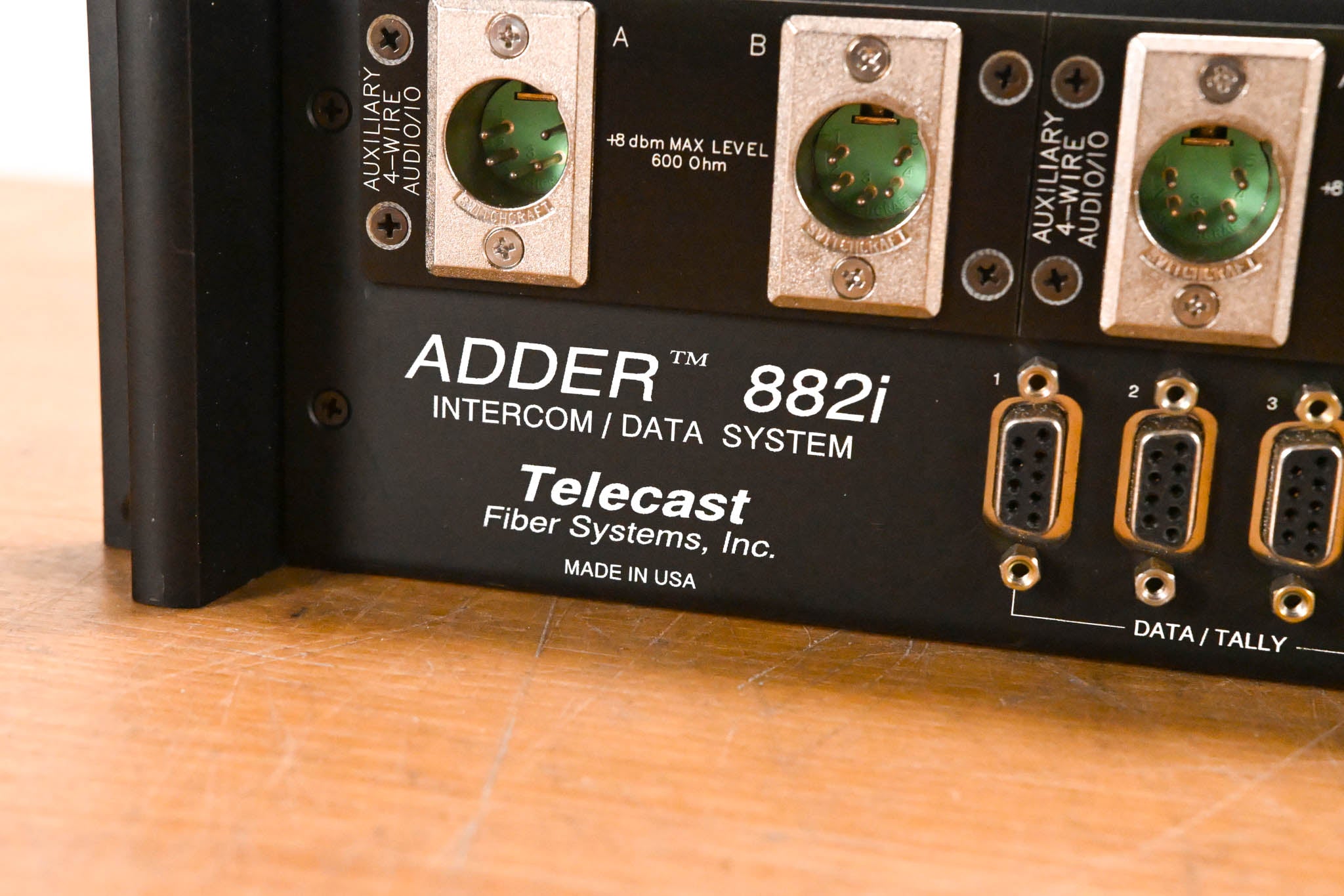 Telecast Fiber Systems Adder 882i Fiber Intercom Data System (NO PSU)